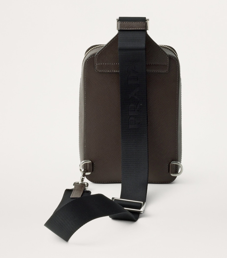 Saffiano Leather Brique Cross-Body Bag F0201 Image 4