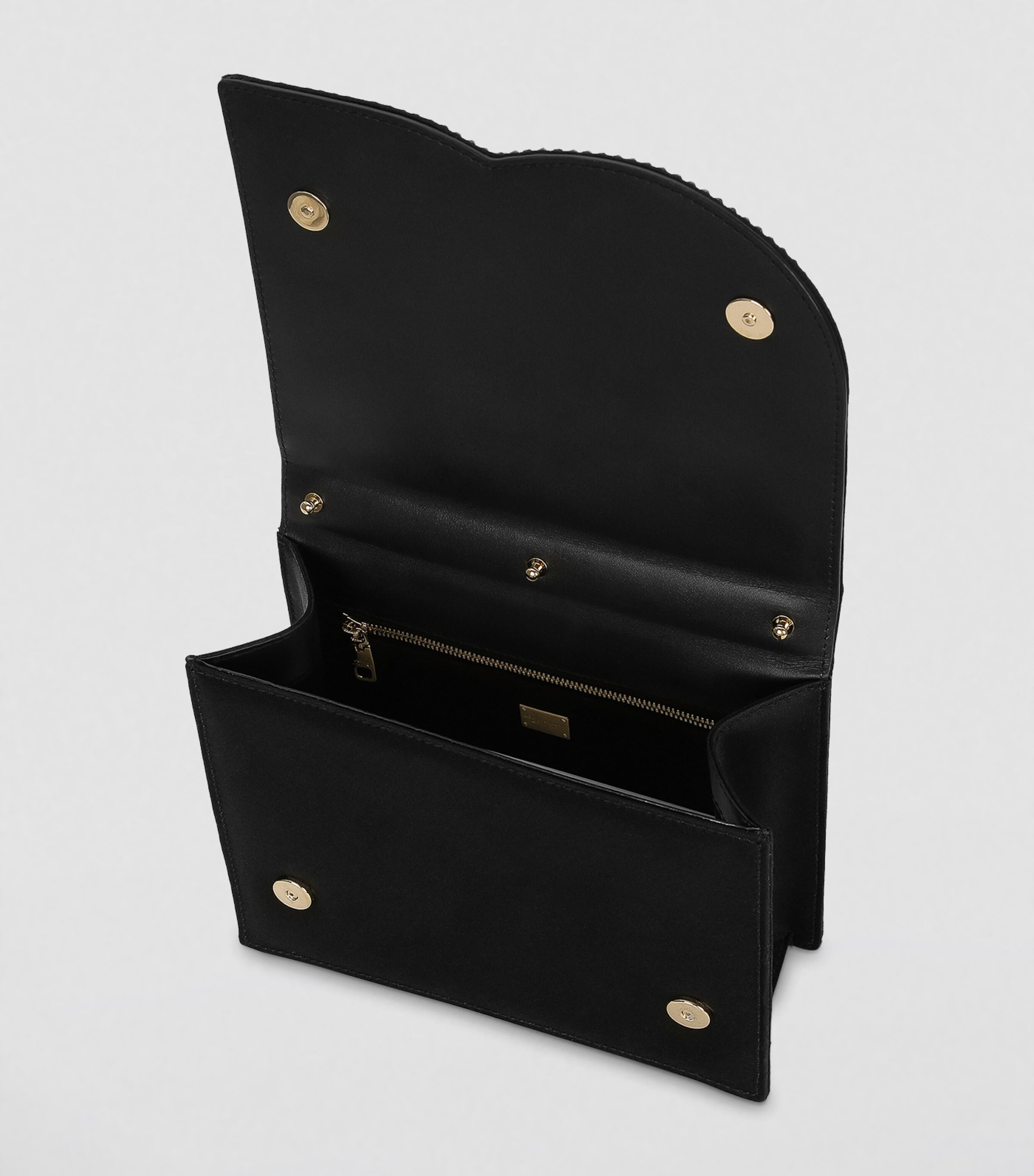 Embellished Logo Cross-Body Bag 8S485-BLACK/JET Image 2