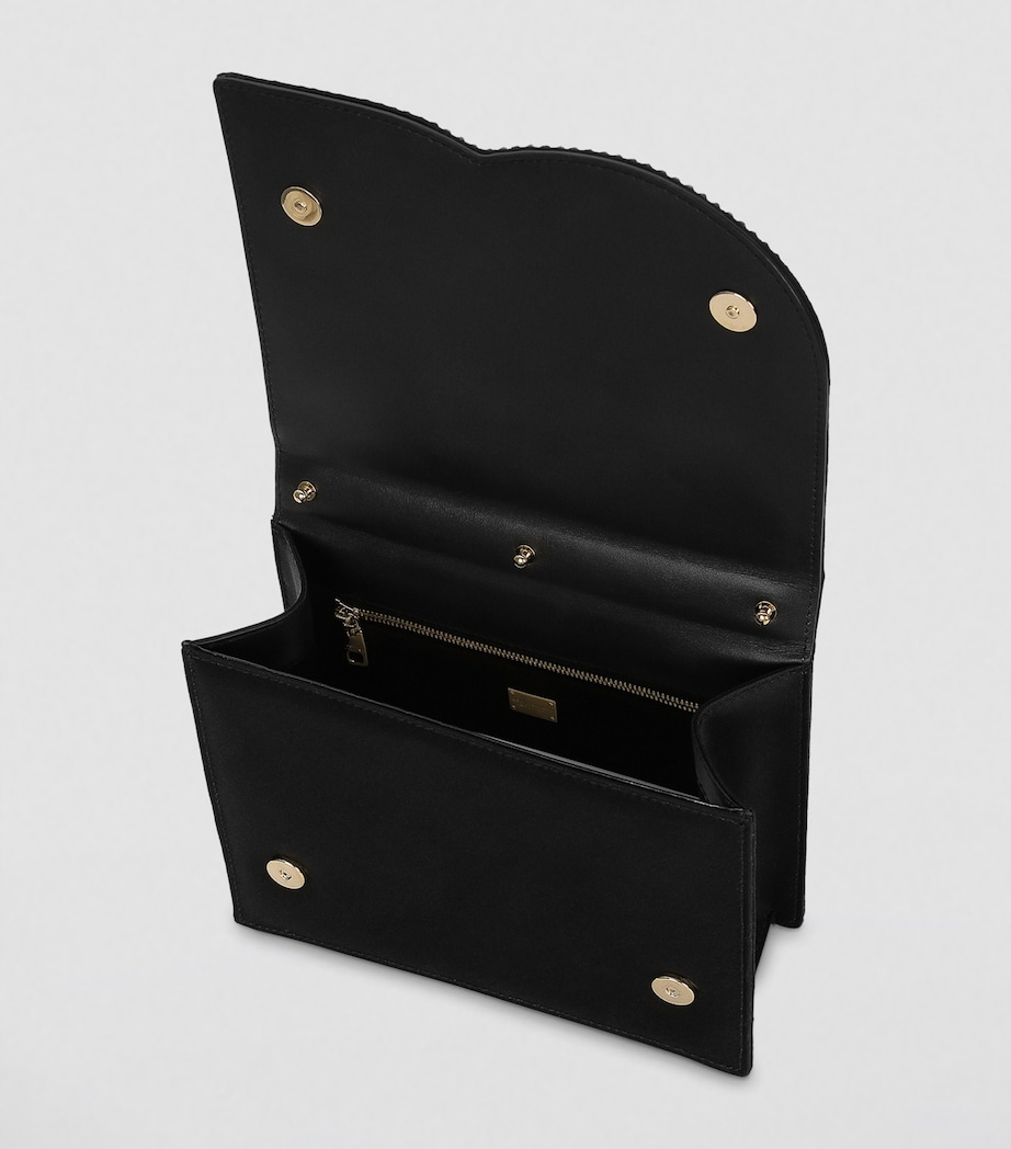 Embellished Logo Cross-Body Bag 8S485-BLACK/JET Image 2