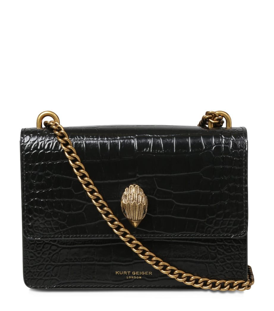 Kurt Geiger London Leather Shoreditch Cross-Body Bag Black Image 1