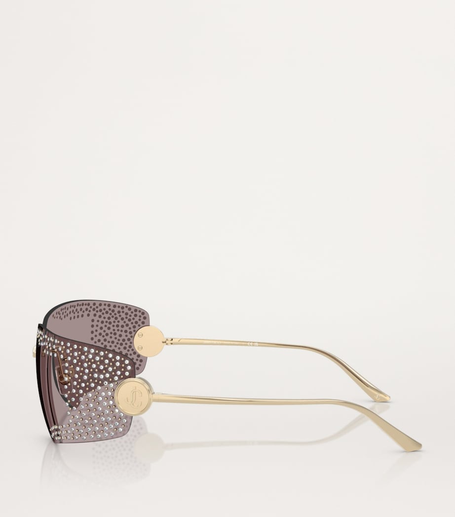 Embellished Wire-Frame Sunglasses 30067N Image 3