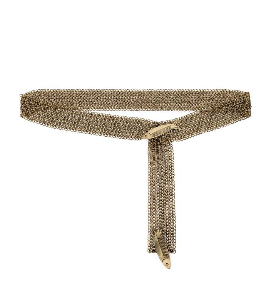 Marina Rinaldi Chain Fish-Detail Belt Gold Image 1