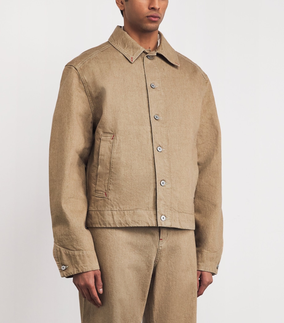 Denim Jacket BEIGE-150 Image 3