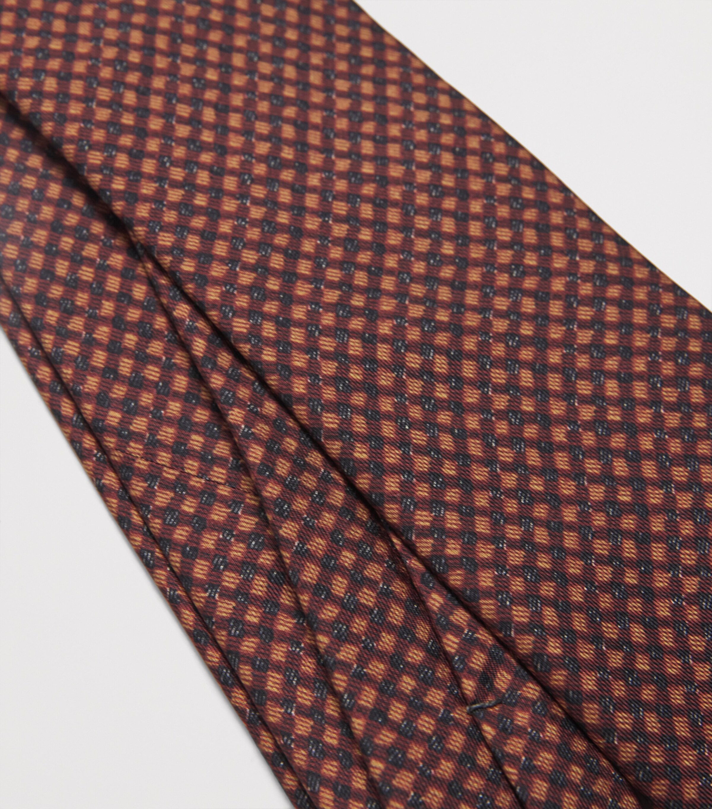 Pal Zileri Silk Geometric Jacquard Tie Bordeaux Image 3