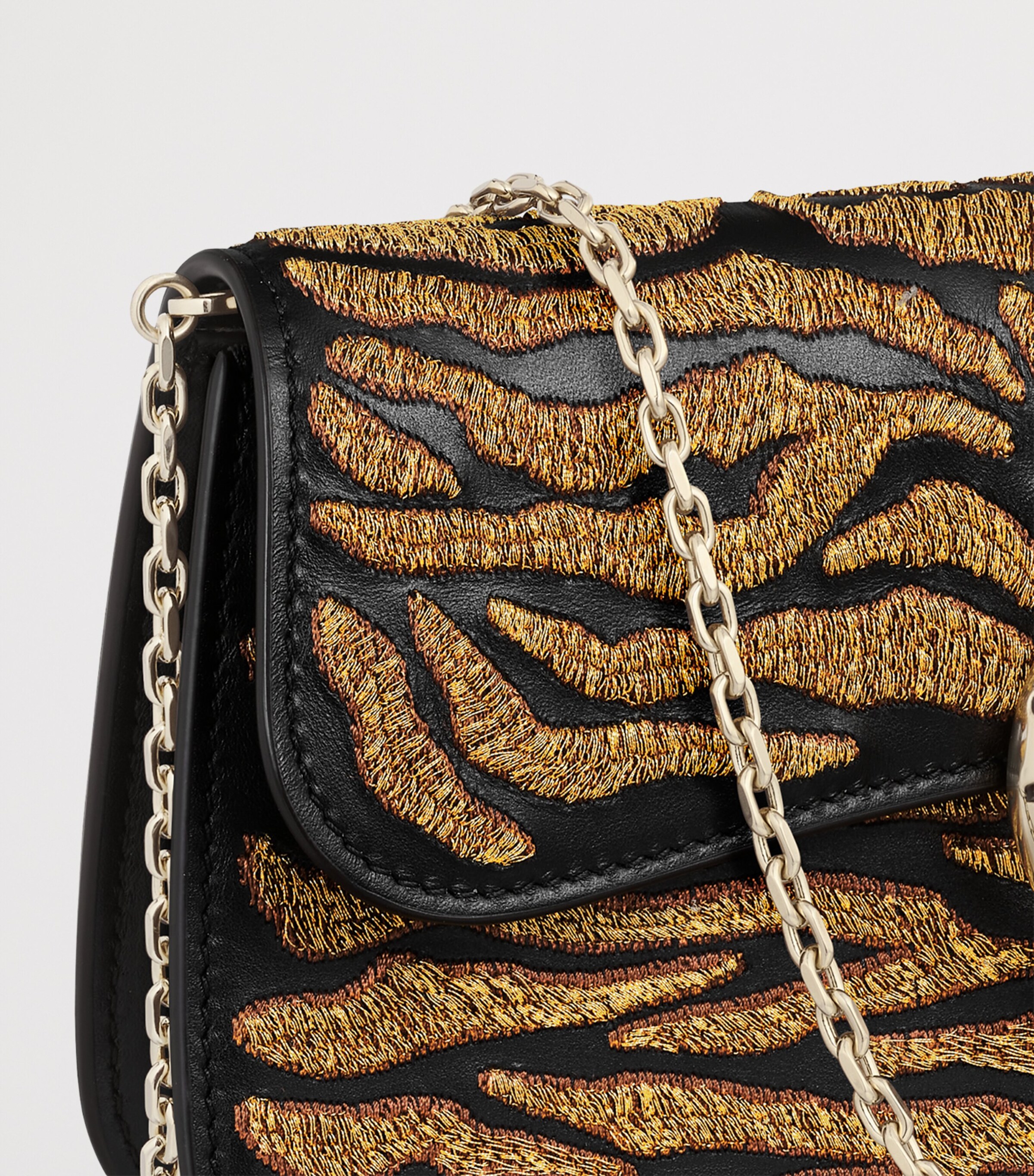 Cartier Mini Panthère C de Cartier Chain Bag Black Image 5