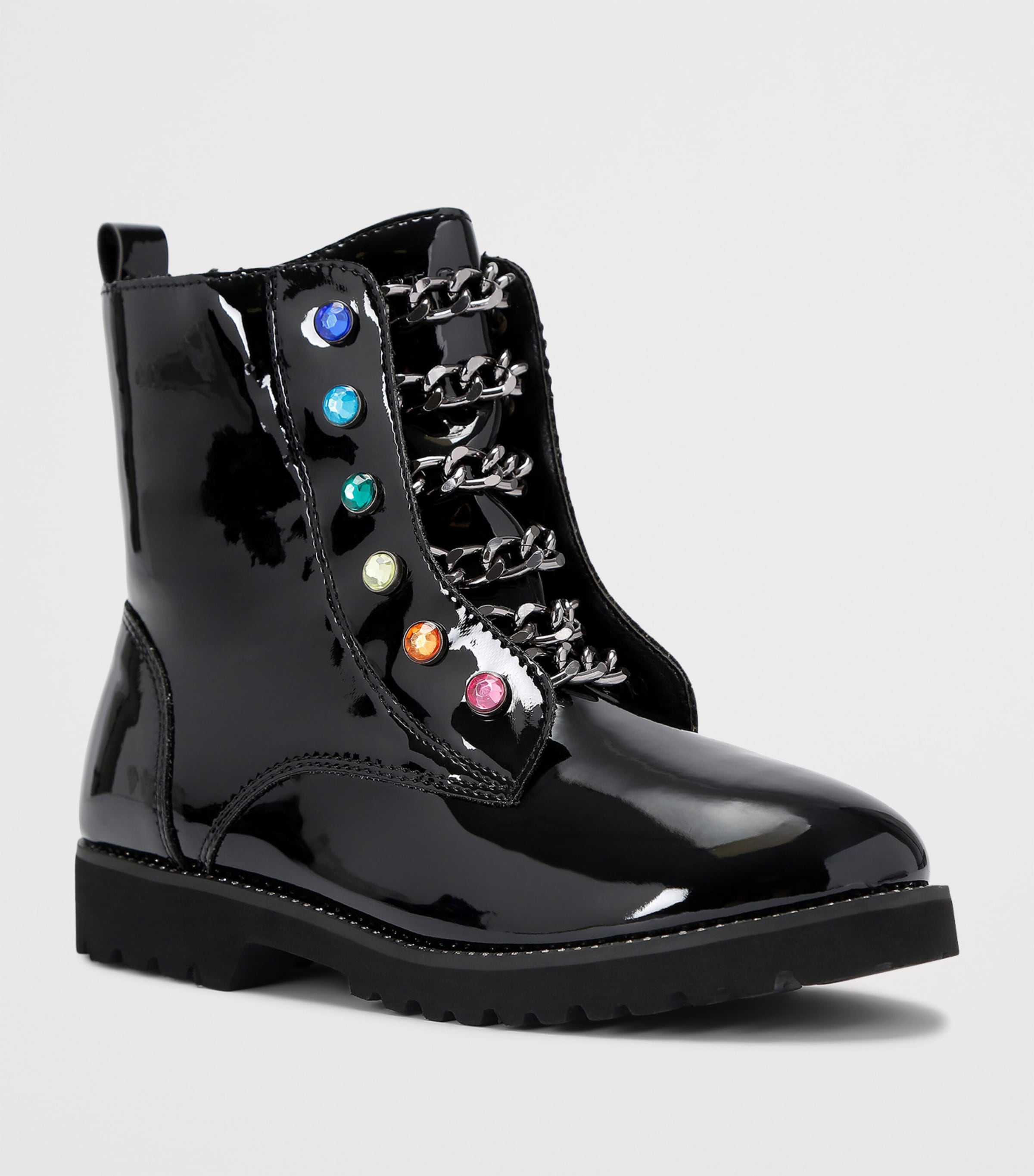 Patent Mini Bax Boots BLACK Image 4