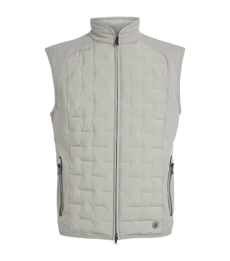 Bogner Mens Down Dane Gilet Fog Image 1