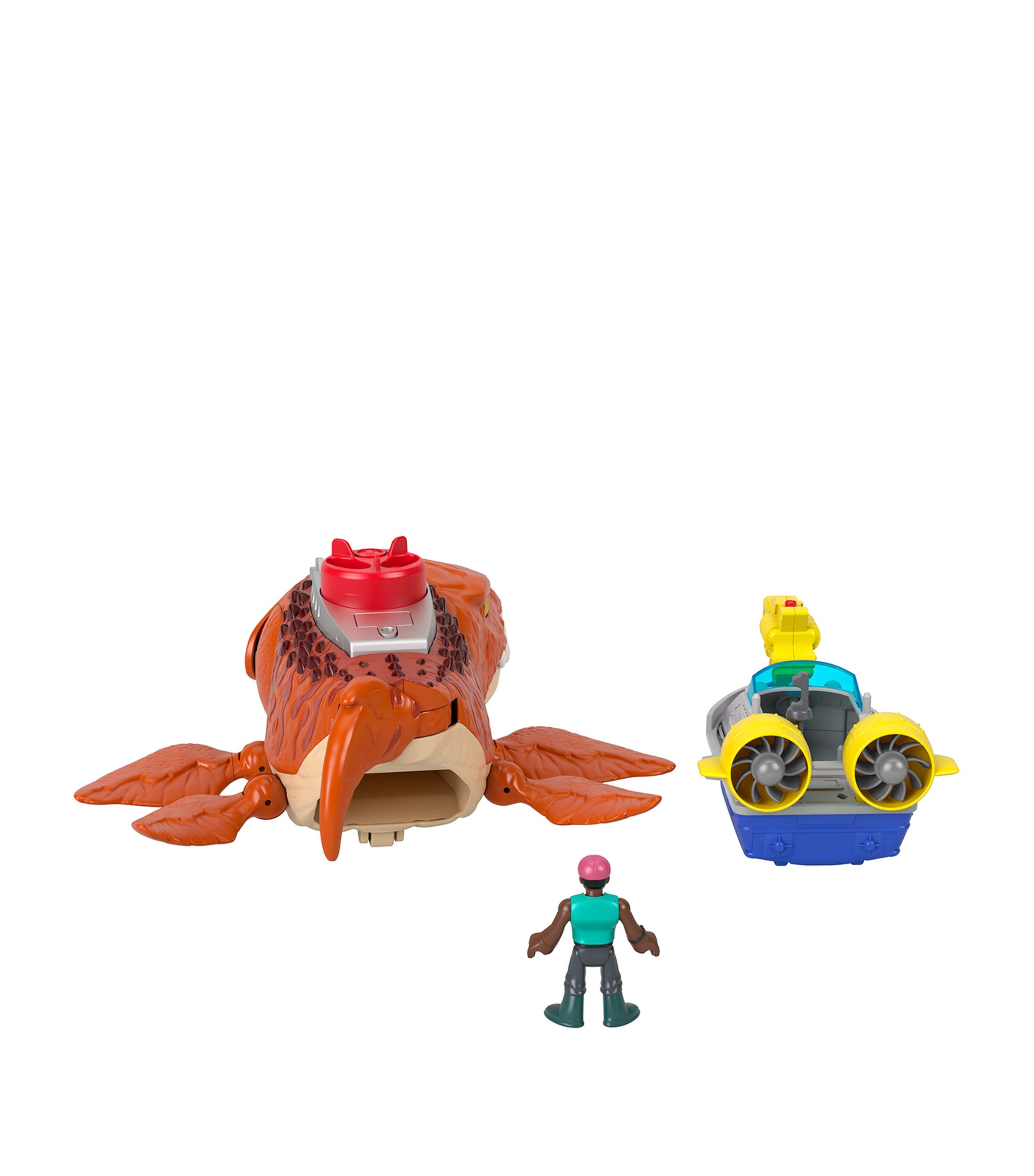 Aquachomp Chase Mosasaurus Dinosaur Playset MULTI Image 4