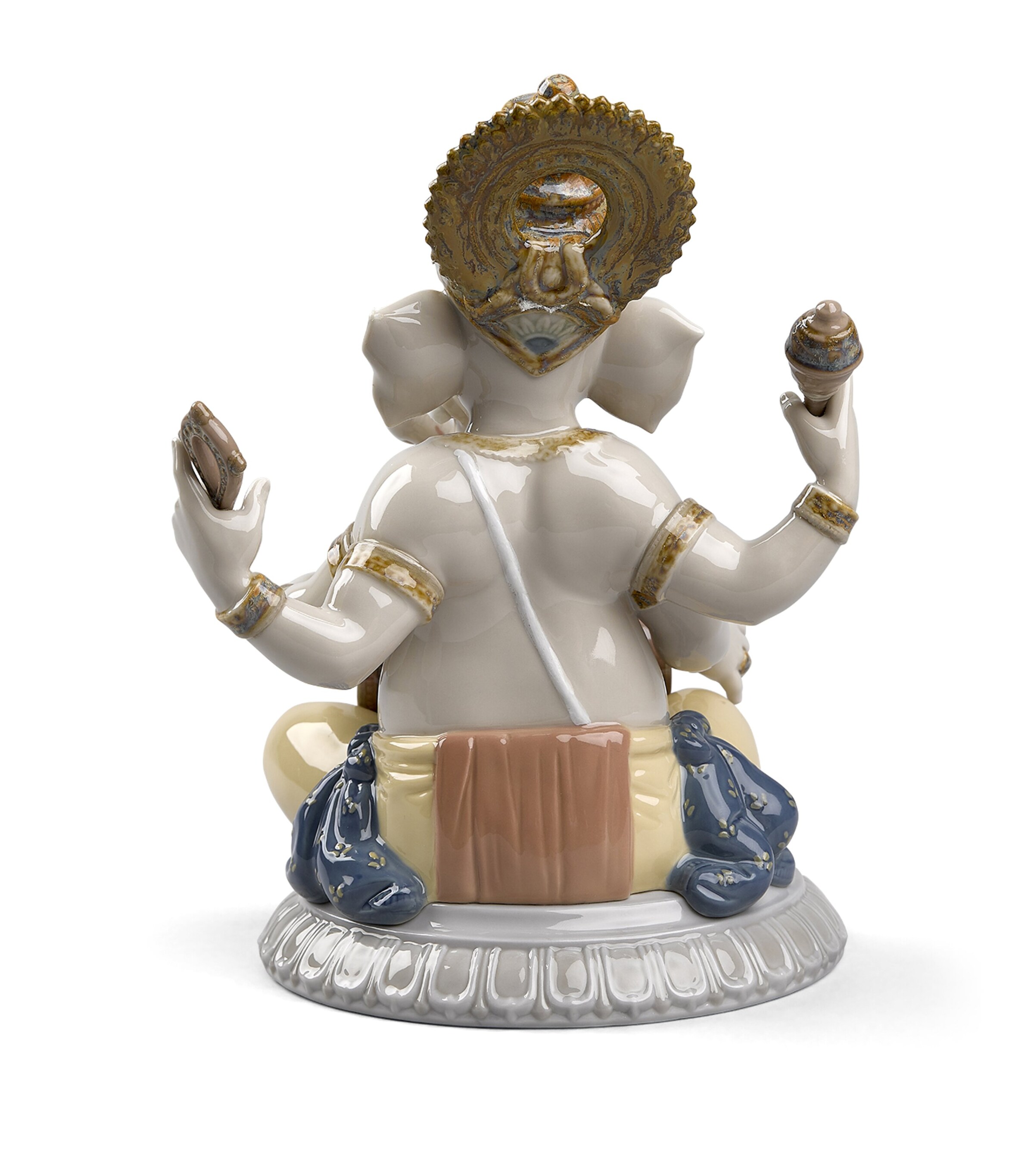 Lladró Mridangam Ganesha Figurine Image 3