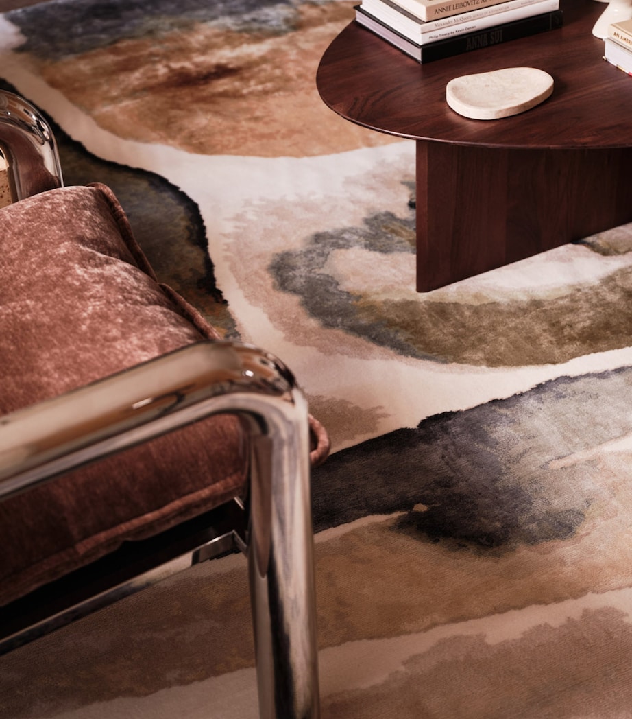 Wool-Silk Kali Umber Rug (3.05m x 2.44m) NEUTRAL Image 7