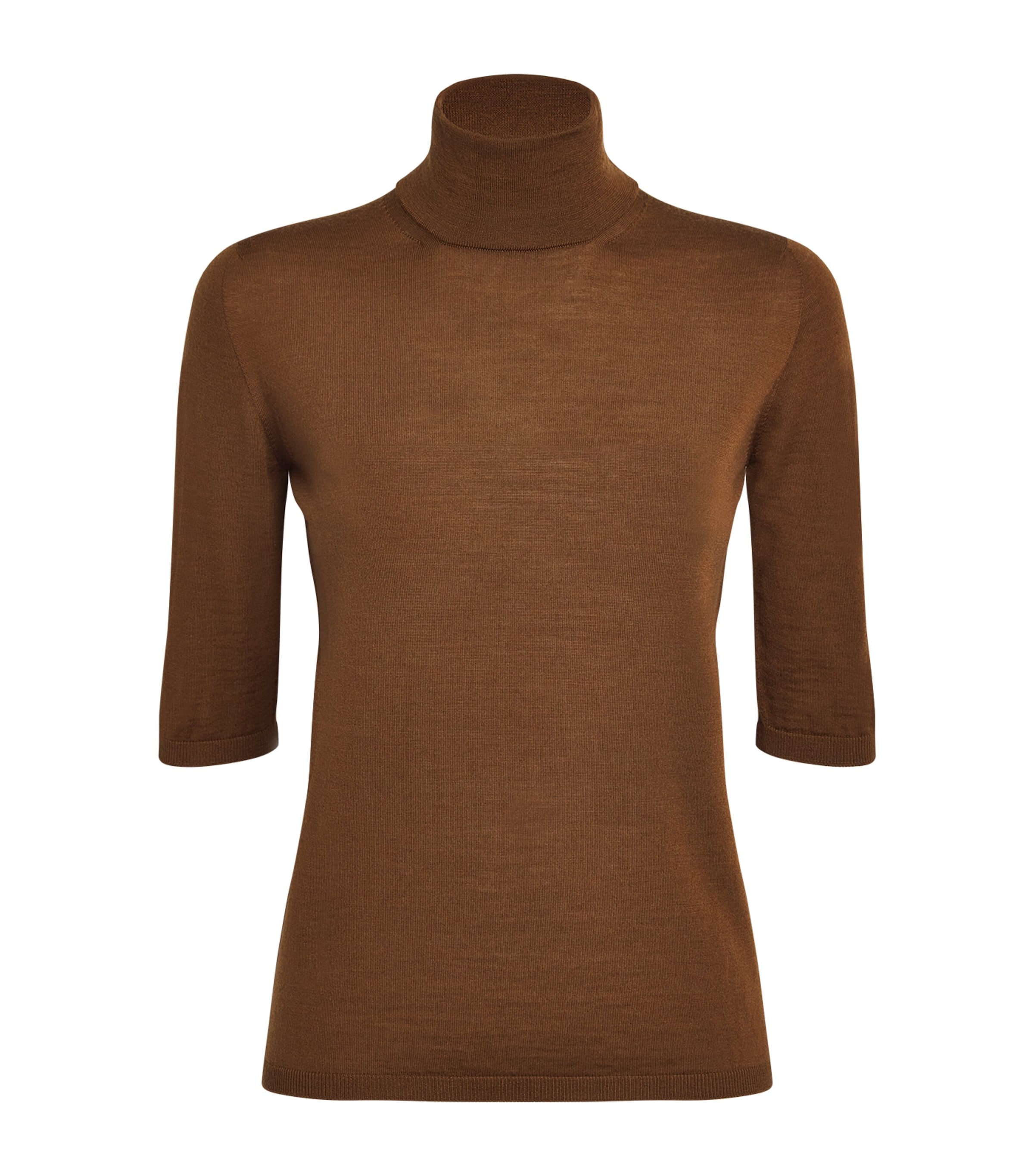 Max Mara Cecina Turtleneck In Brown