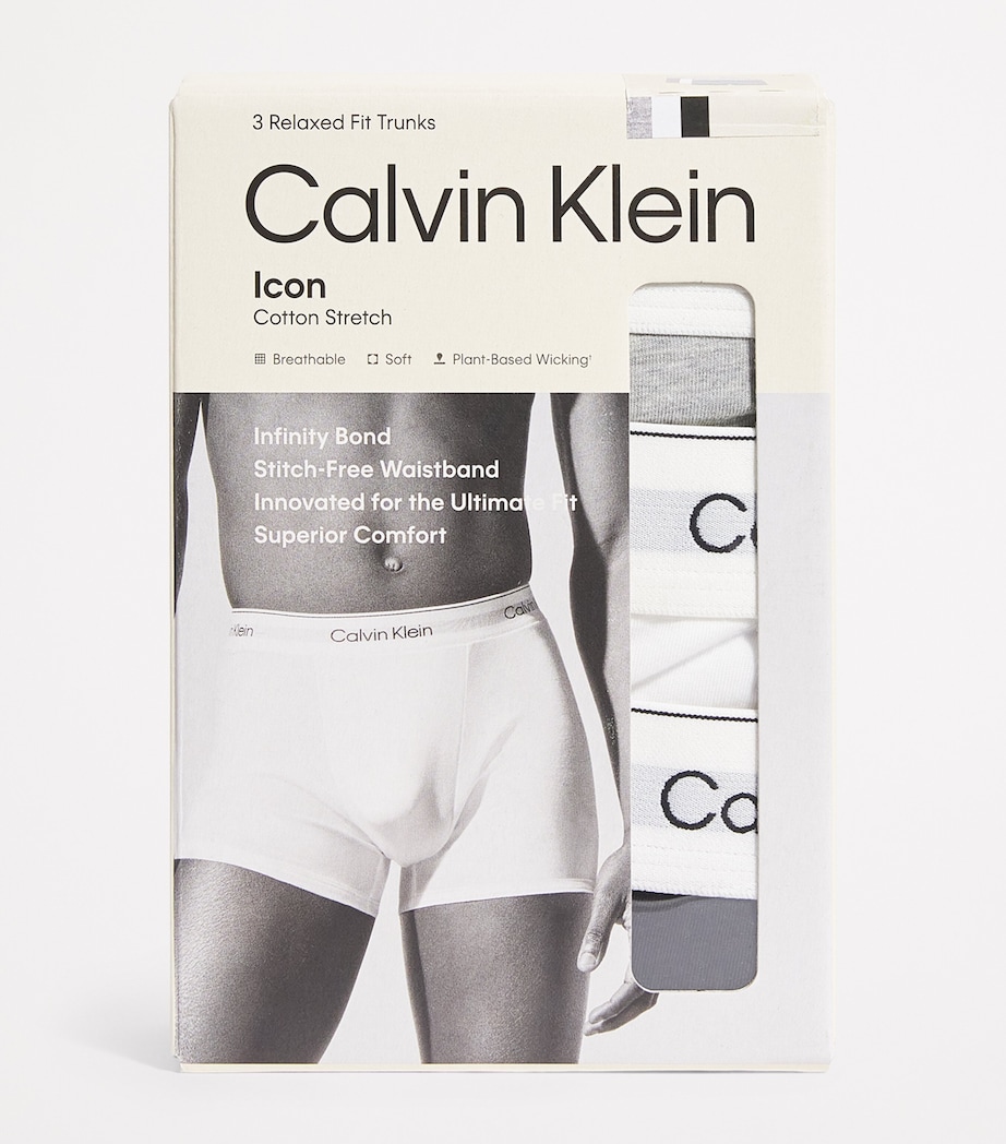 Cotton Stretch Icon Trunks (Pack of 3) MP1-MULTI Image 4