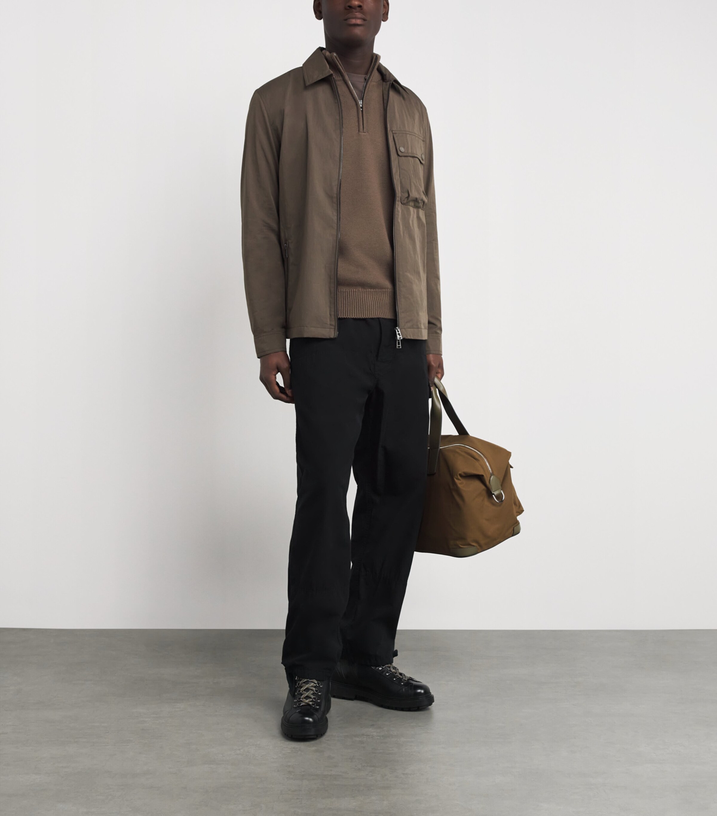 Merino Wool Aspect Sweater MJRBNMAJOR BROWN Image 2