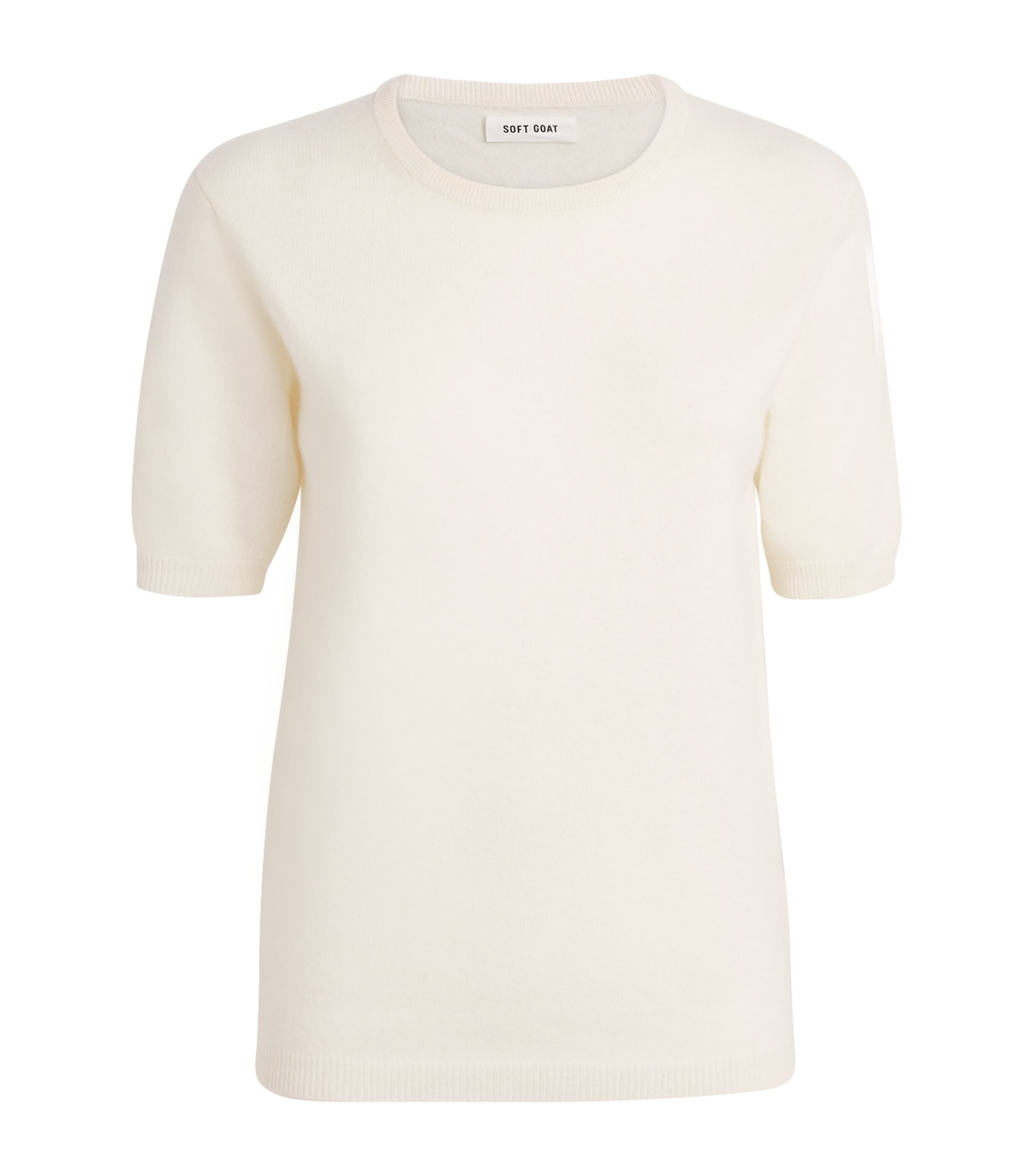 Cashmere Short-Sleeve Sweater