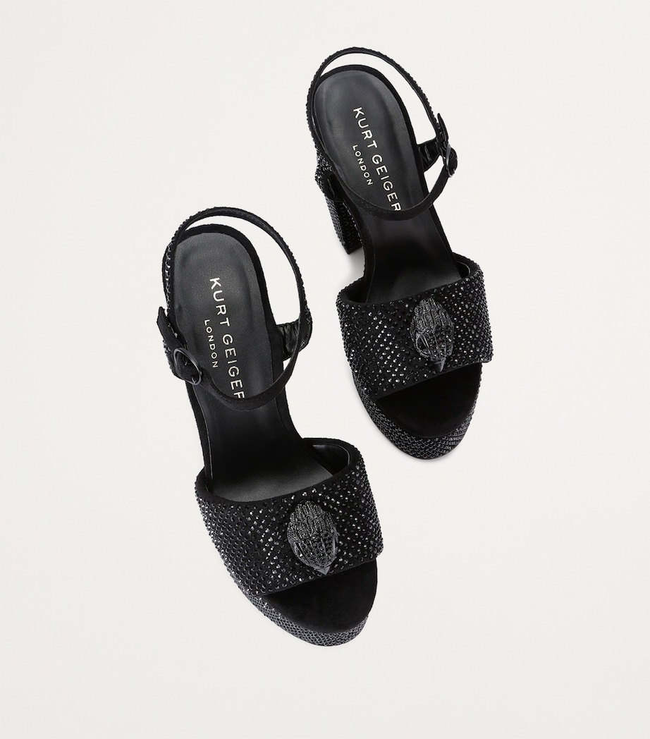 Embellished Kensington Eagle Platform Sandals 125 BLK/OTHER Image 3