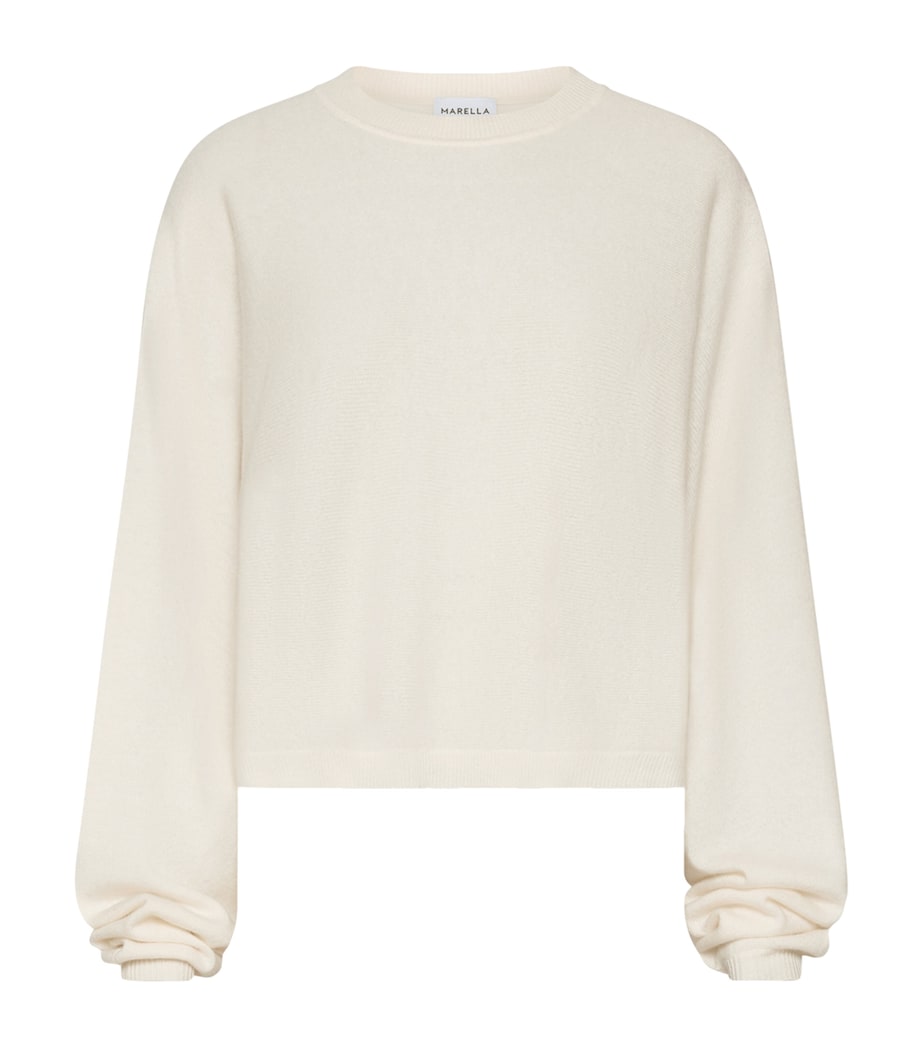 Marella Womens Cashmere Sweater Cream Image 1