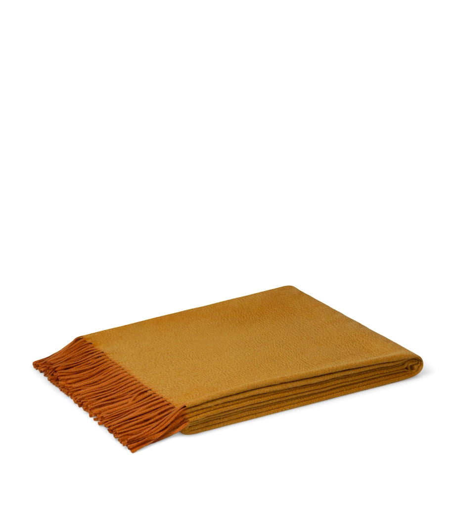 Begg x Co Cashmere Arran Solid Throw (147cm x 183cm) Chai Image 3
