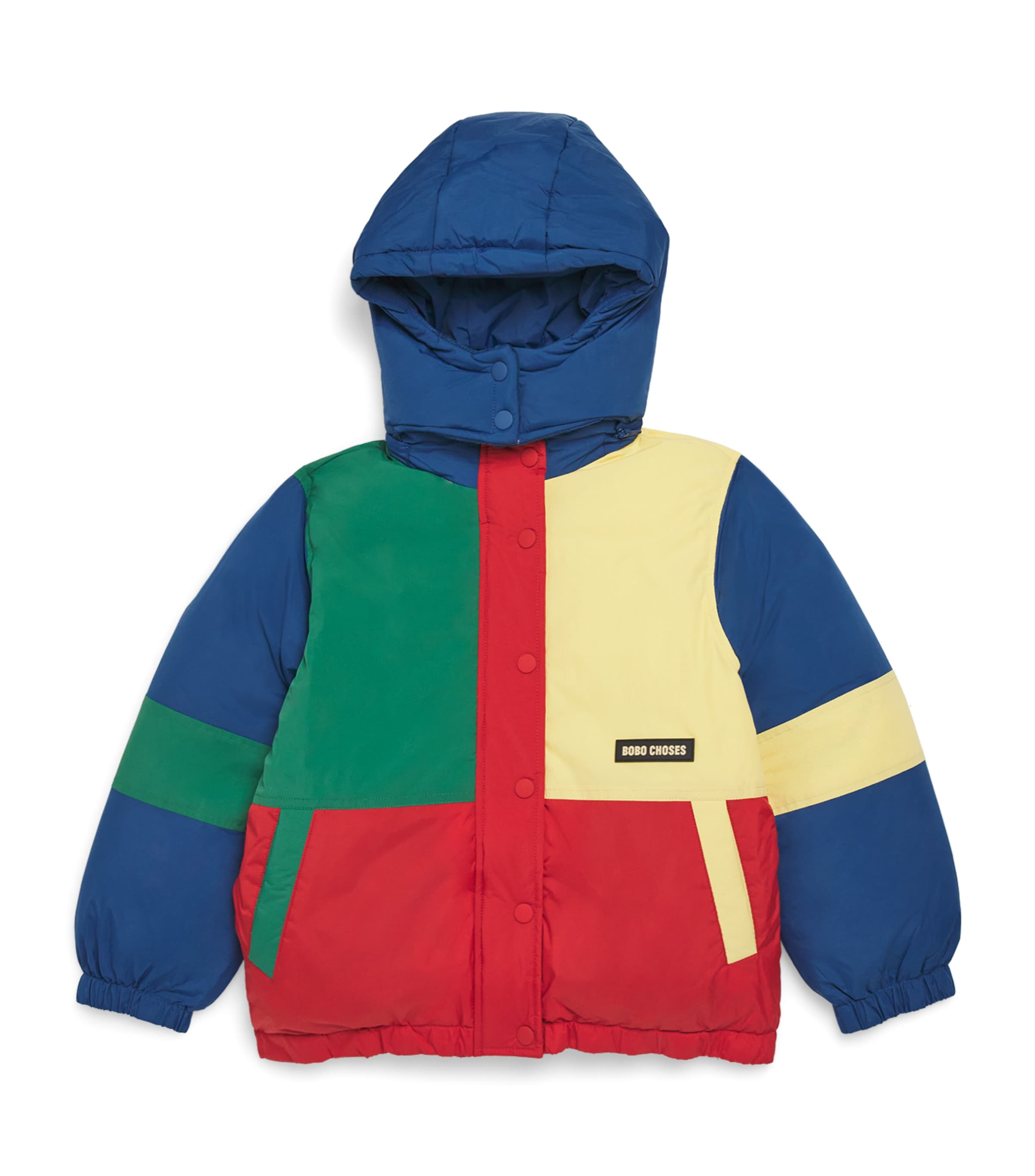 Bobo Choses Logo Colorblocked Jacket In Multi