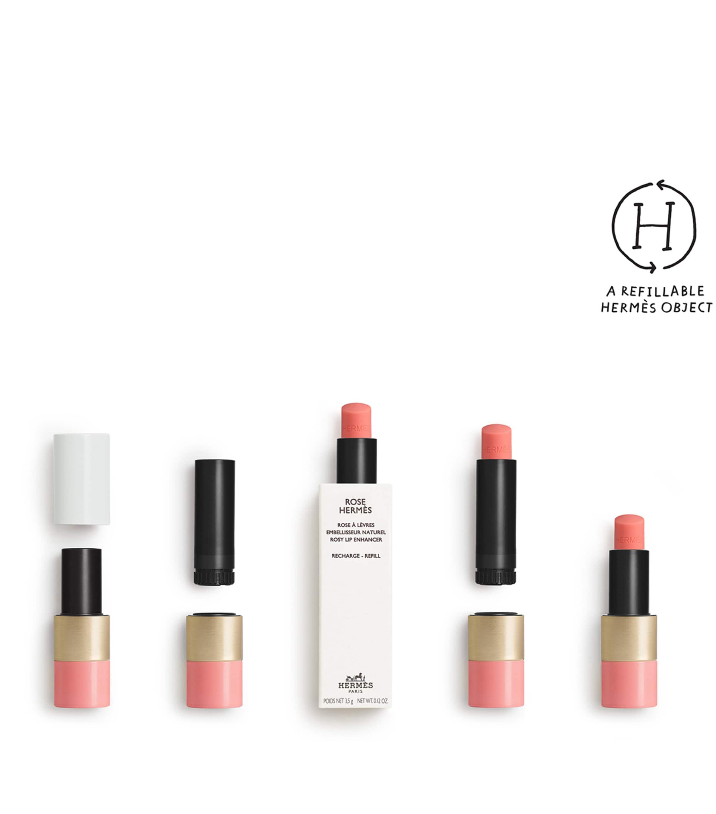 Rose Hermès Rosy Lip Enhancer - Rose Confetti ROSE CONFETTI Image 4