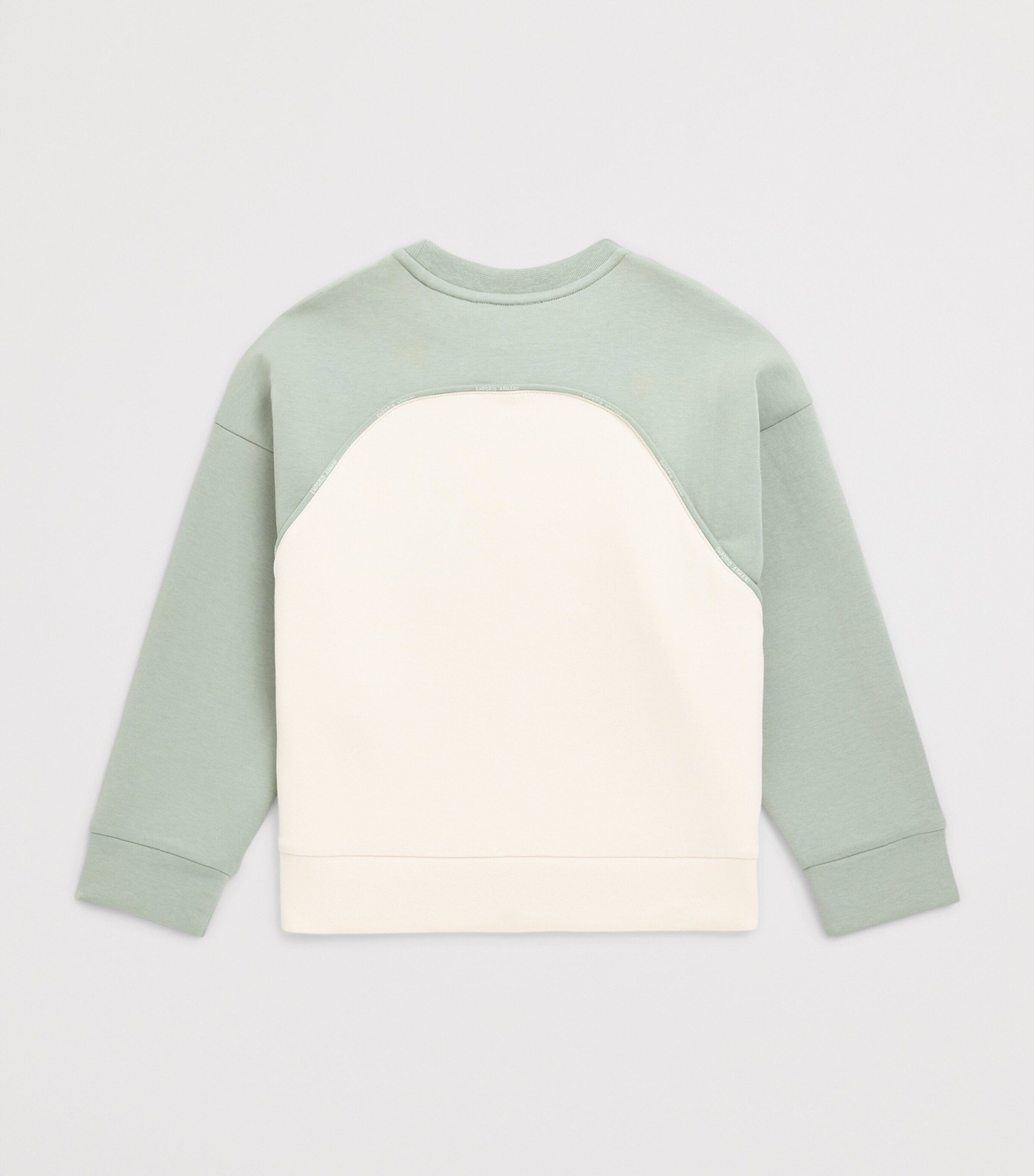 Emporio Armani Kids Logo Sweatshirt  (4-16 Years) Wht Image 2