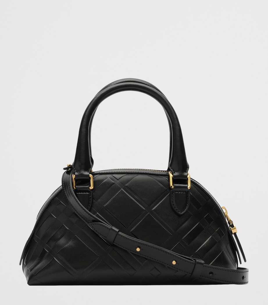 Burberry Mini Leather Primrose Top-Handle Bag Black Image 3