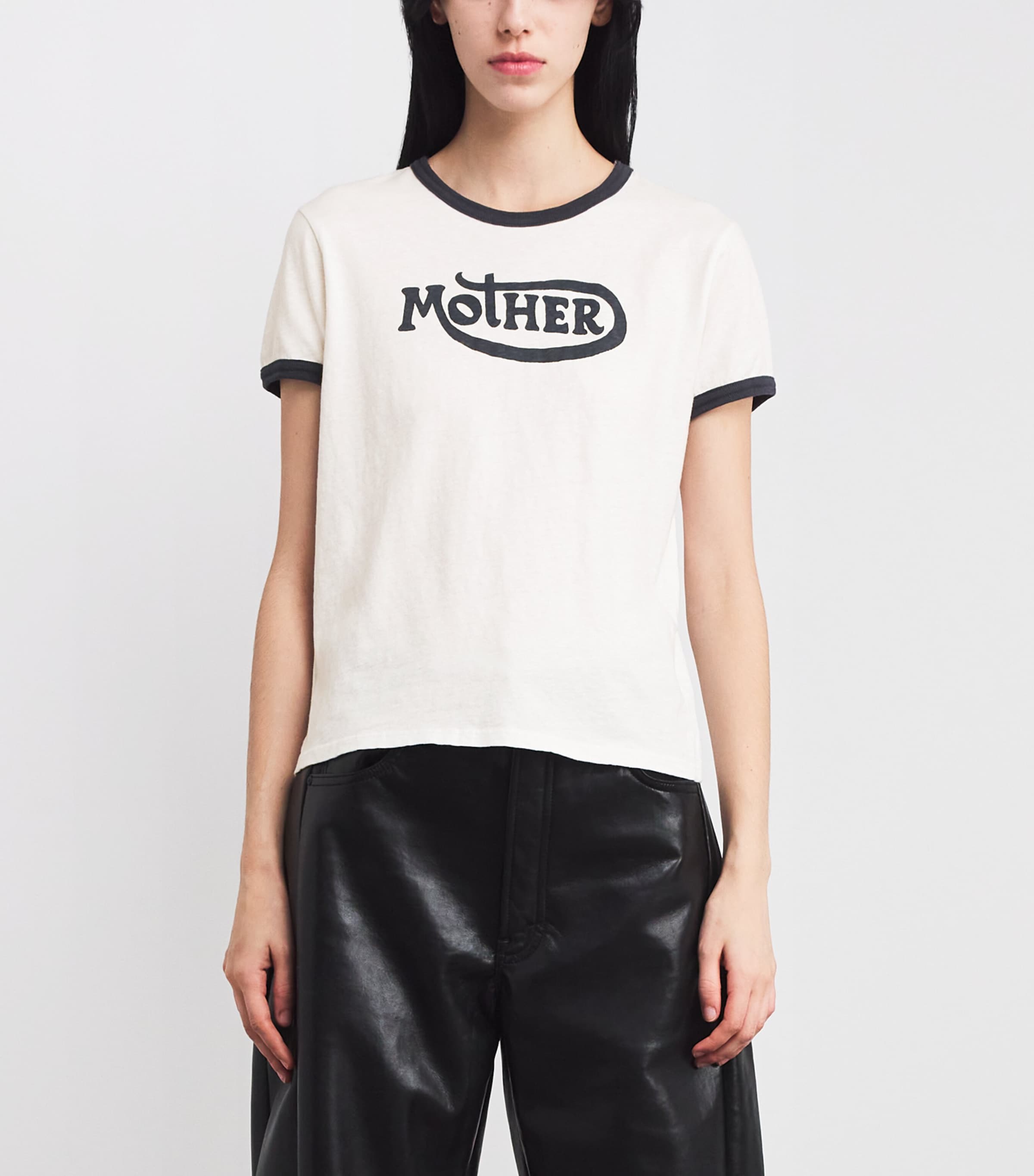 Cotton The Lil Goodie Ringer T-Shirt MOTHER MOTO MTT Image 3