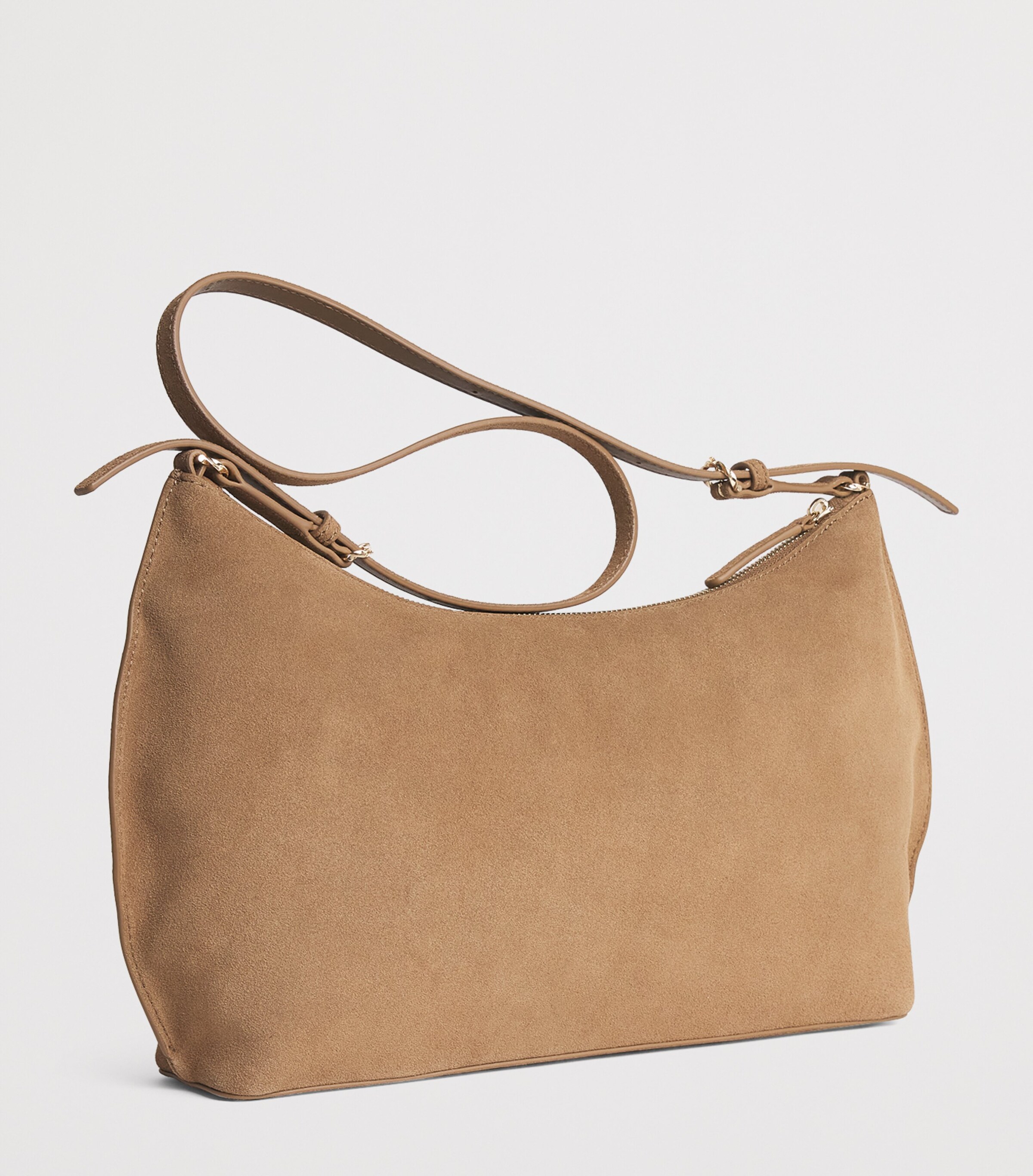 Claudie Pierlot Suede Shoulder Bag Sand Image 3