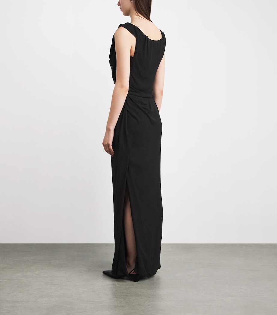 Vivienne Westwood Black Ginnie Amber Maxi Dress | Harrods UK Vivienne Westwood Black Ginnie Amber Maxi Dress | Harrods UK