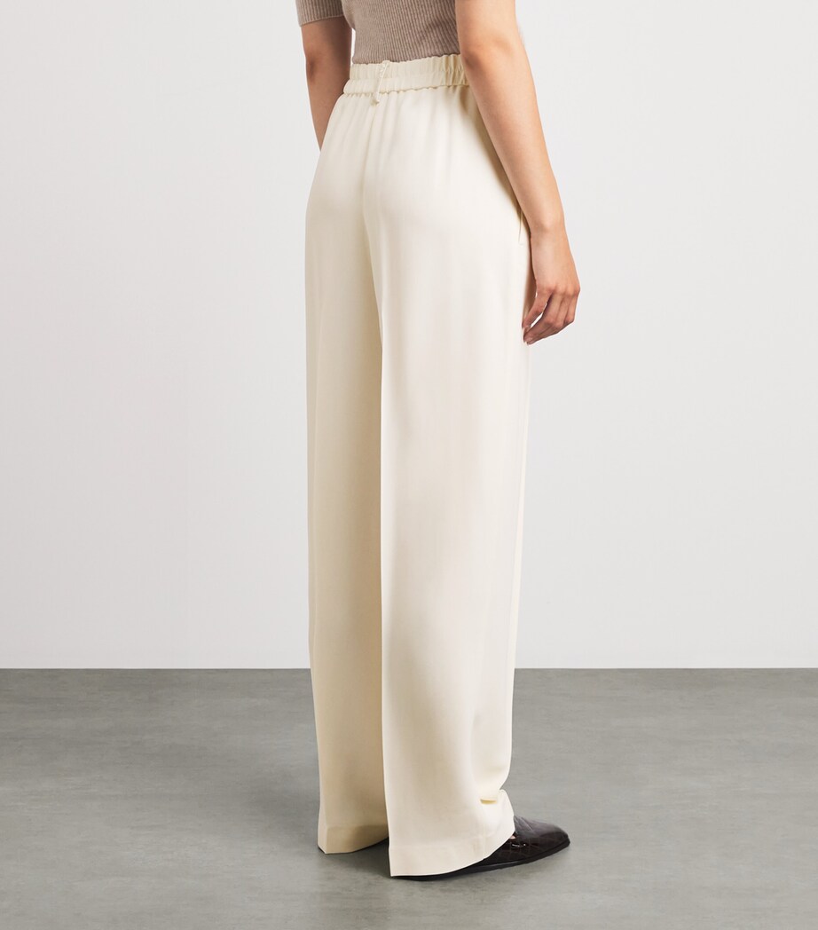 Fabiana Filippi Womens Cady Beaded Trousers Burro Image 5