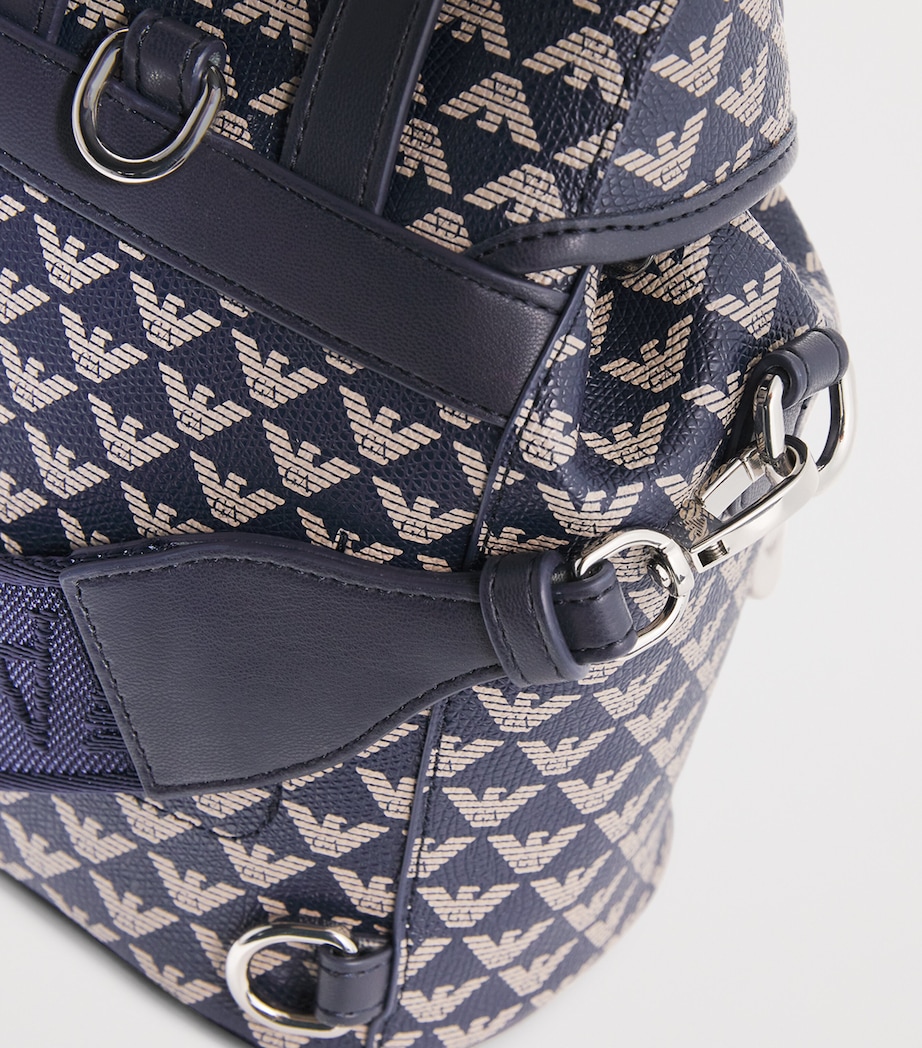 Logo Backpack AB060 NAVY BLUE/ECRU Image 3