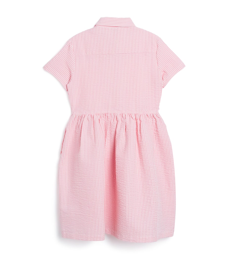 Stretch-Cotton Button-Up Dress (2-12 Years) 350 DAISY PINK Image 2