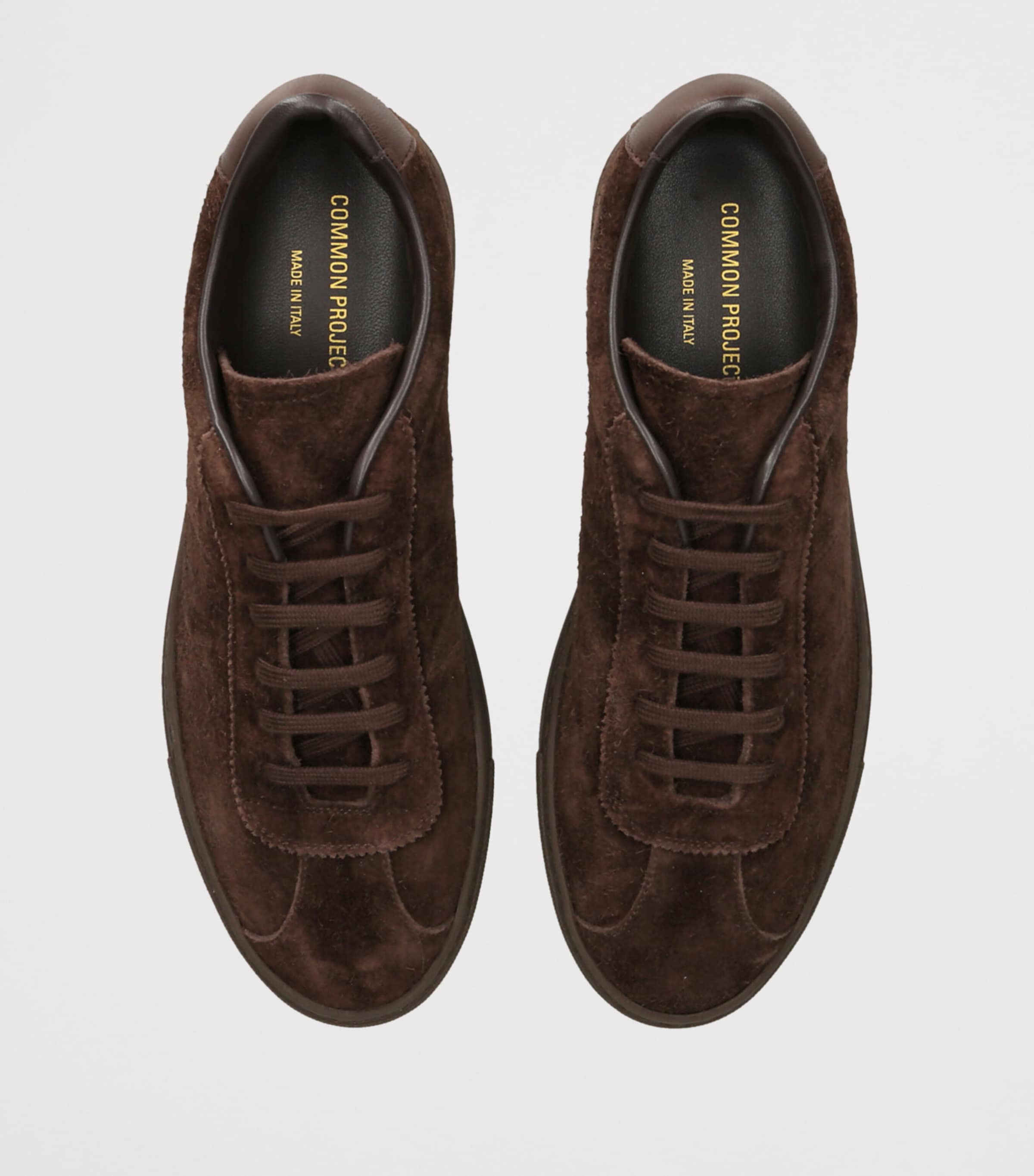 Suede Field Sneakers DARK BROWN Image 4