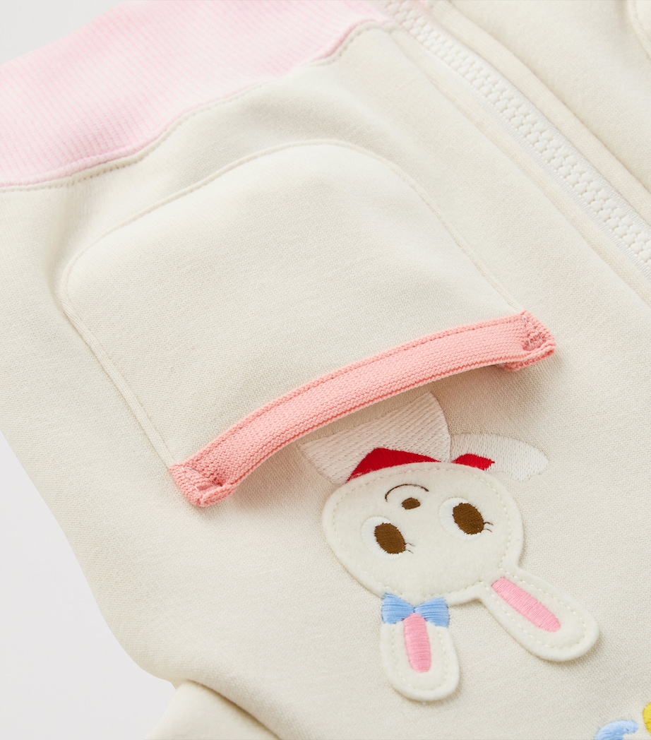 Miki House Appliqué Hooded Bomber Jacket (12 Months-7 Years) Image 5