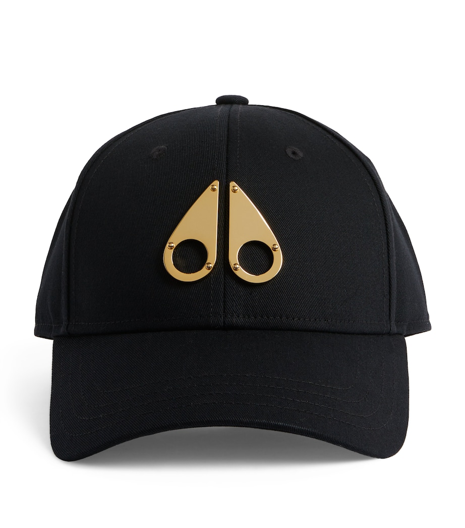 Icon Logo Baseball Cap BLK W/GOLD LOGO-285 Image 1
