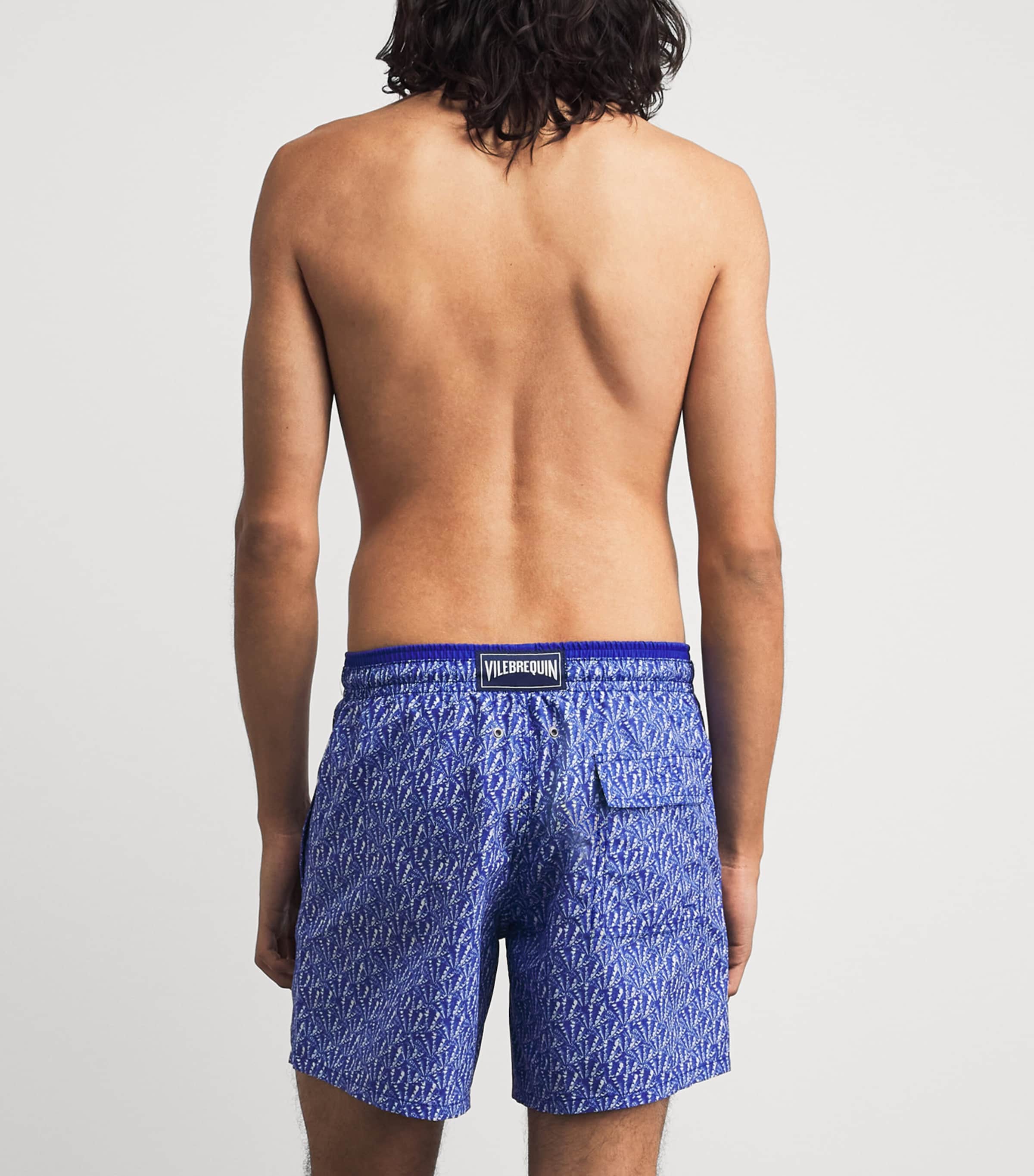 Vilebrequin Mens Moku Graphic Shells Swim Shorts Versailles Image 4