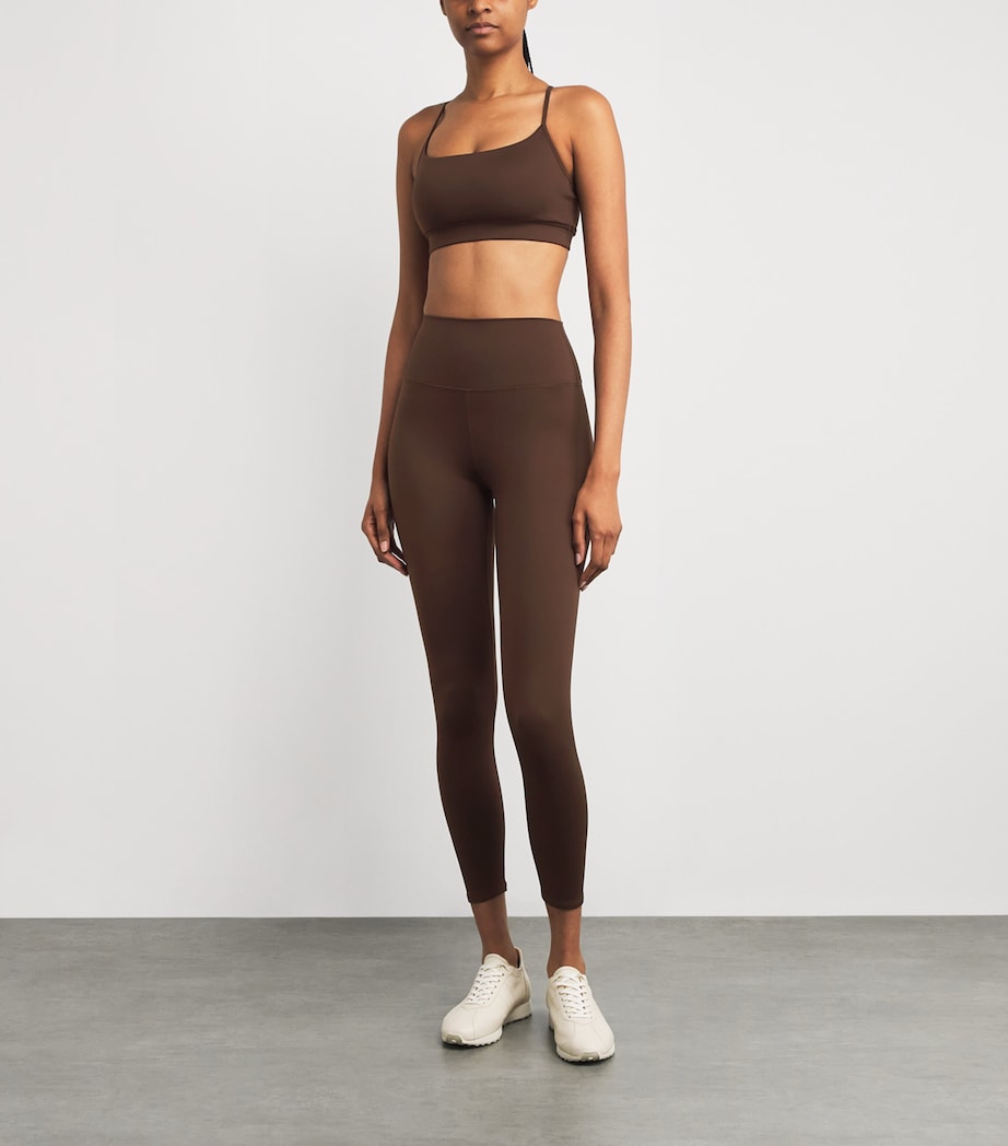 High-Waisted Assure Leggings COFFEE BEAN Image 2