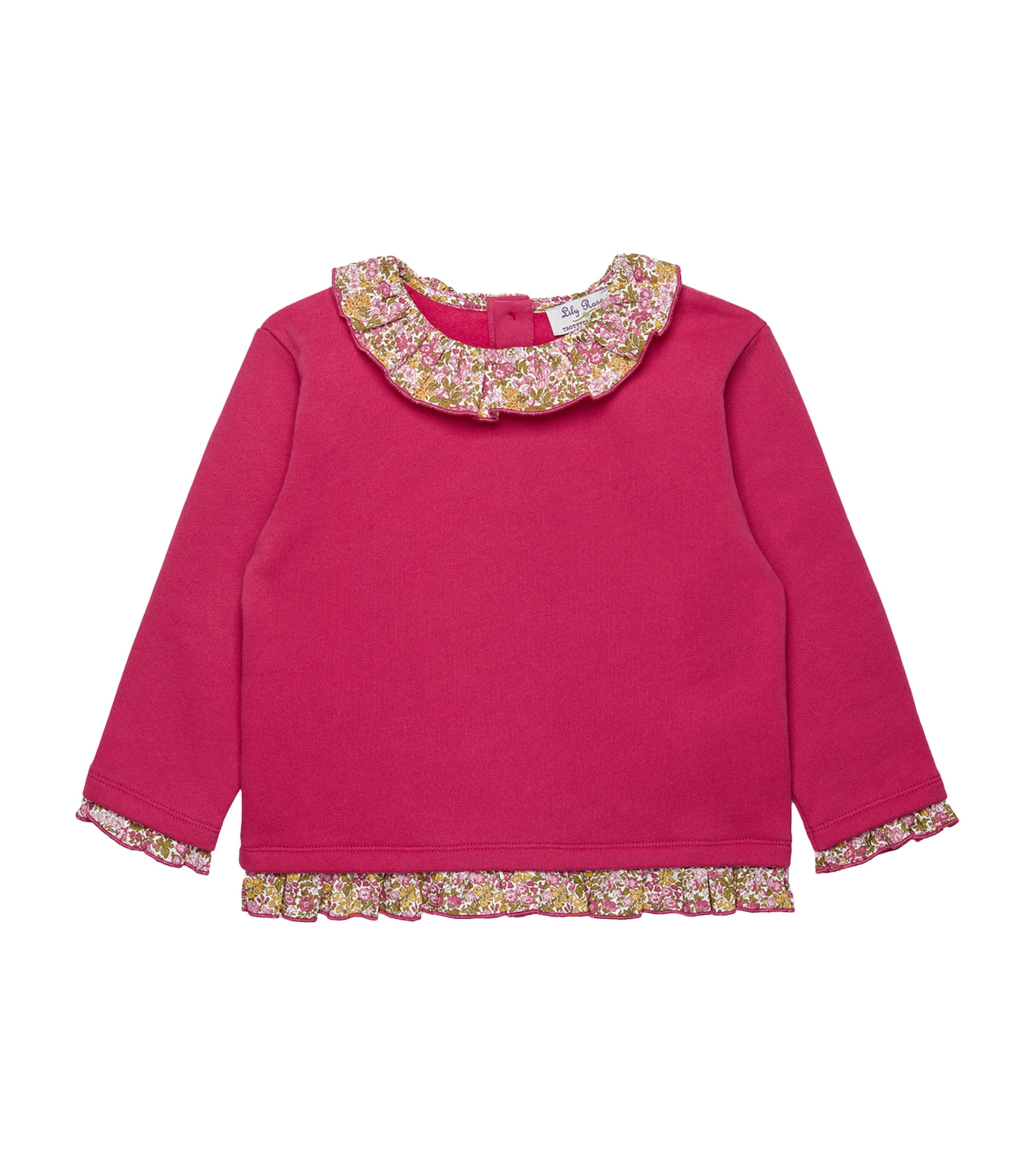 Shop Trotters Cotton Willow Sweatshirt In Pink