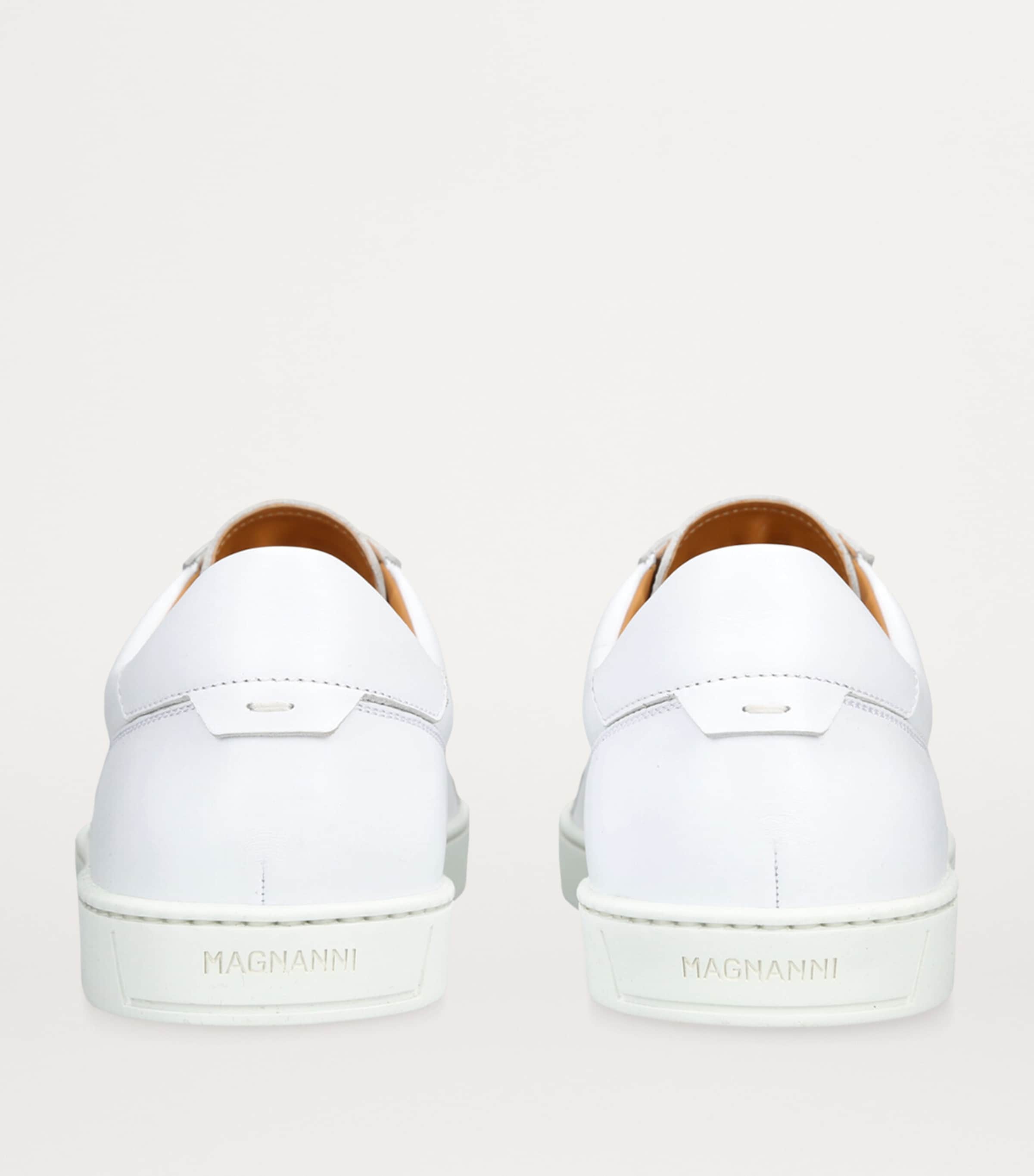 Leather Laceless Sneakers WHITE Image 2