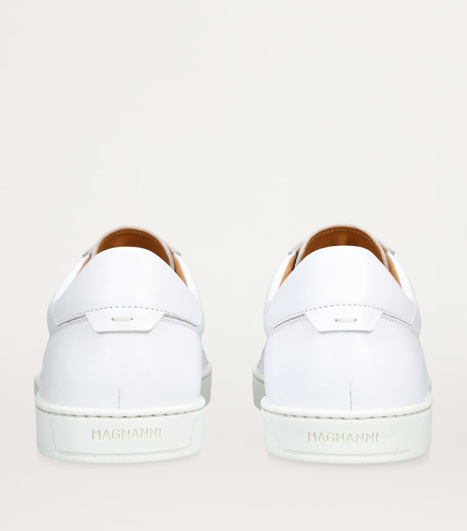 Leather Laceless Sneakers WHITE Image 2