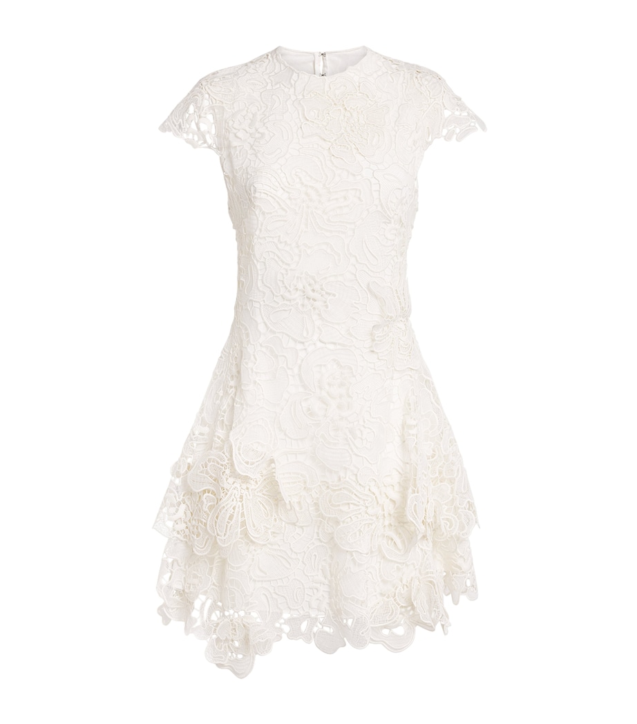 Simkhai Womens Lace Novelle Mini Dress White Image 1