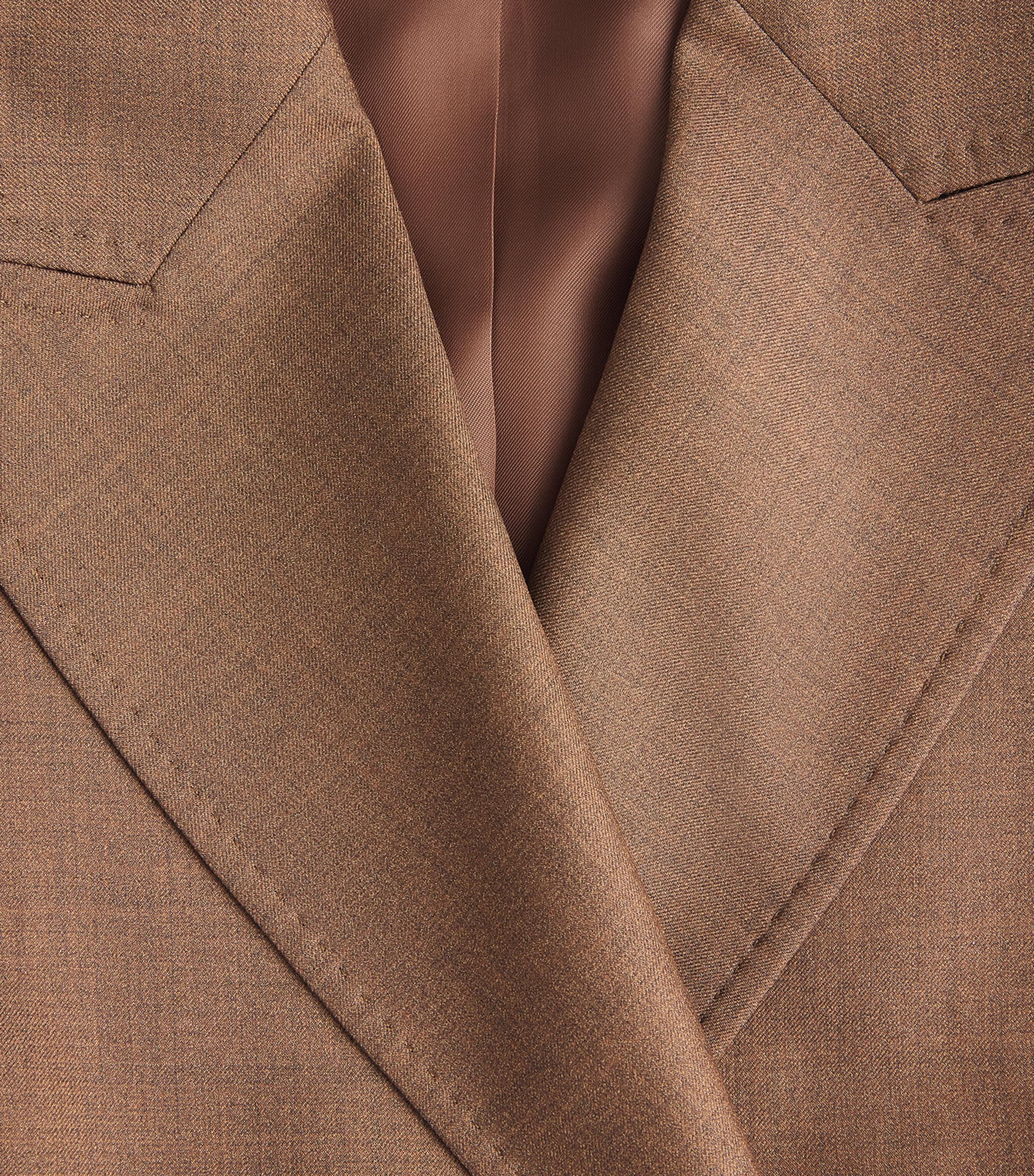 Gabriela Hearst Womens Virgin Wool Angela Blazer Cht Chestnut Image 6