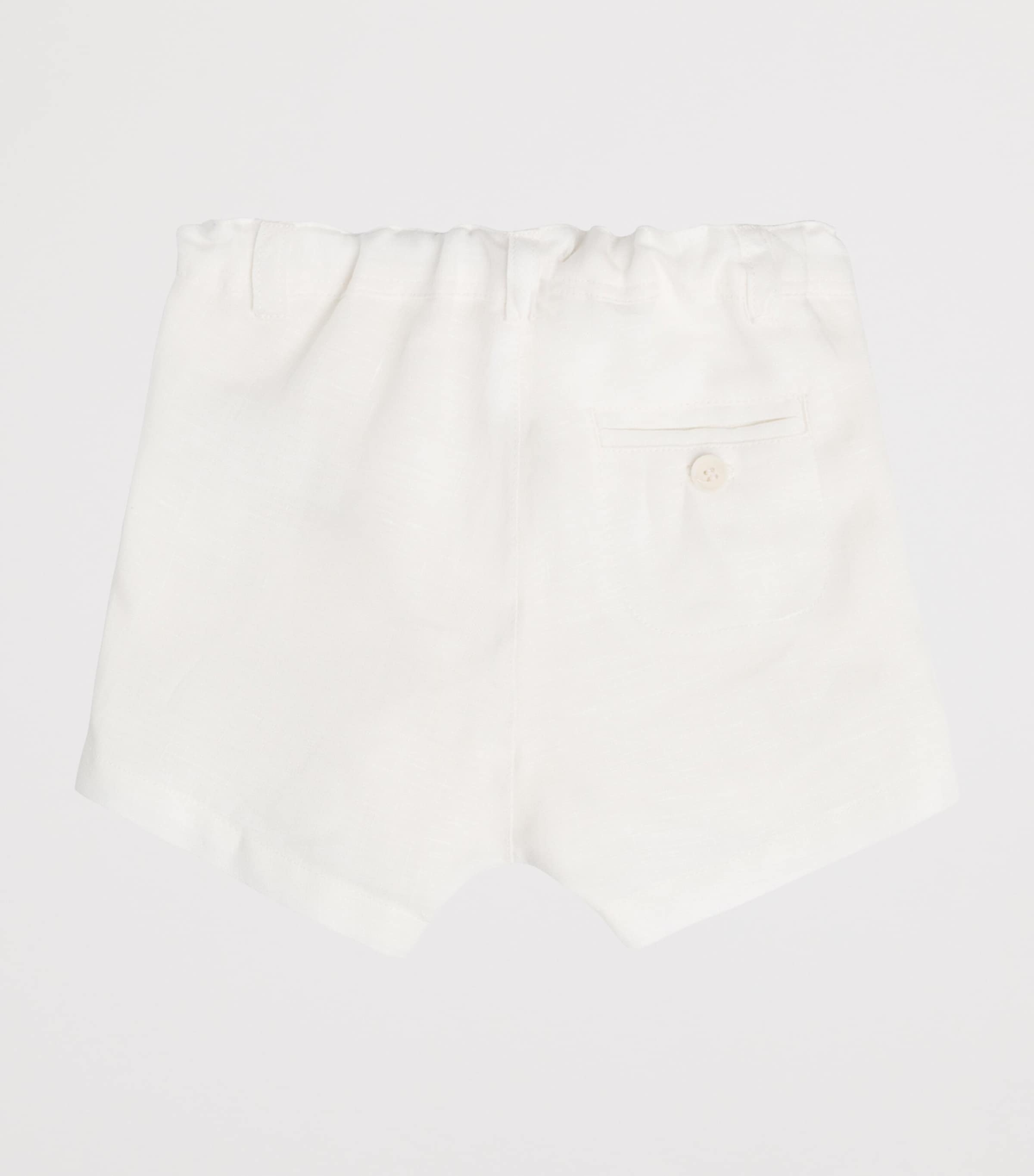 Linen Shorts (6-12 Months) BLANC LAIT Image 2