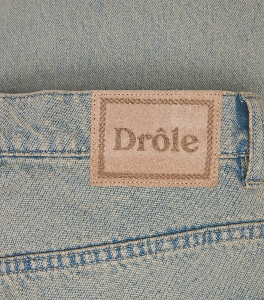 Drôle De Monsieur Mens Dusty Wide-Leg Jeans Dus / Dusty Image 6