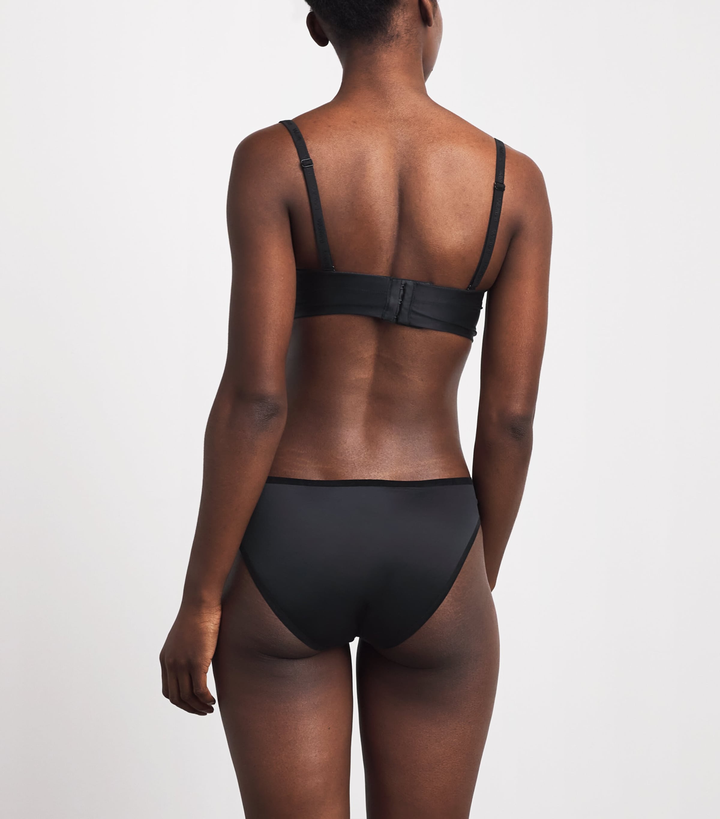 Wolford Womens Sheer Touch Tanga Briefs Black Image 3