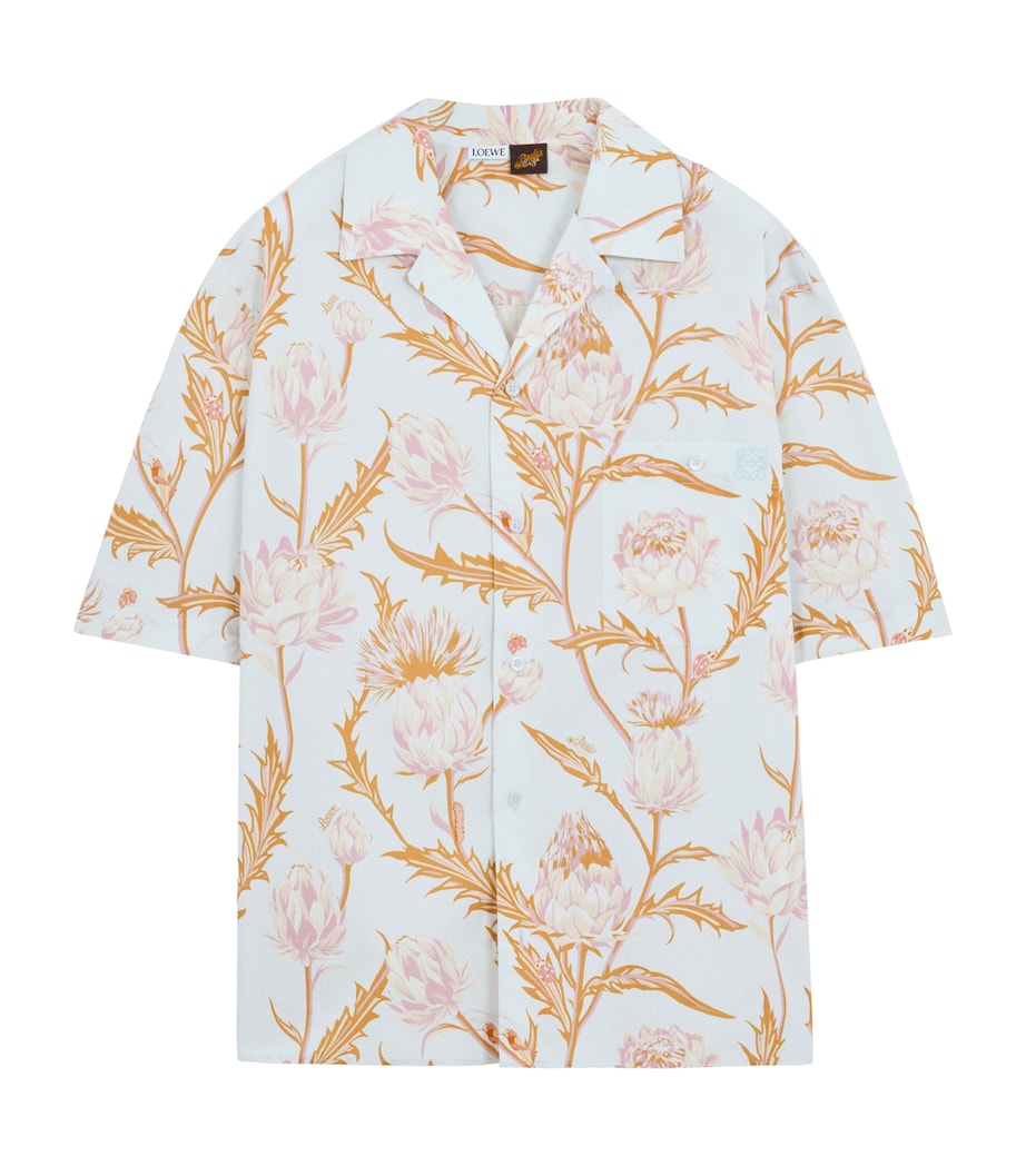 LOEWE Mens x Paula’s Ibiza Artichoke Shirt Light Blue/multicolo Image 1