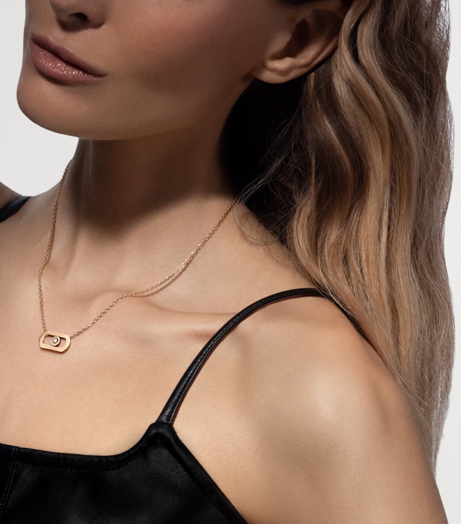 Messika So Move Yellow Gold and Diamond Necklace (0.12ct) Yellow Gold Image 2