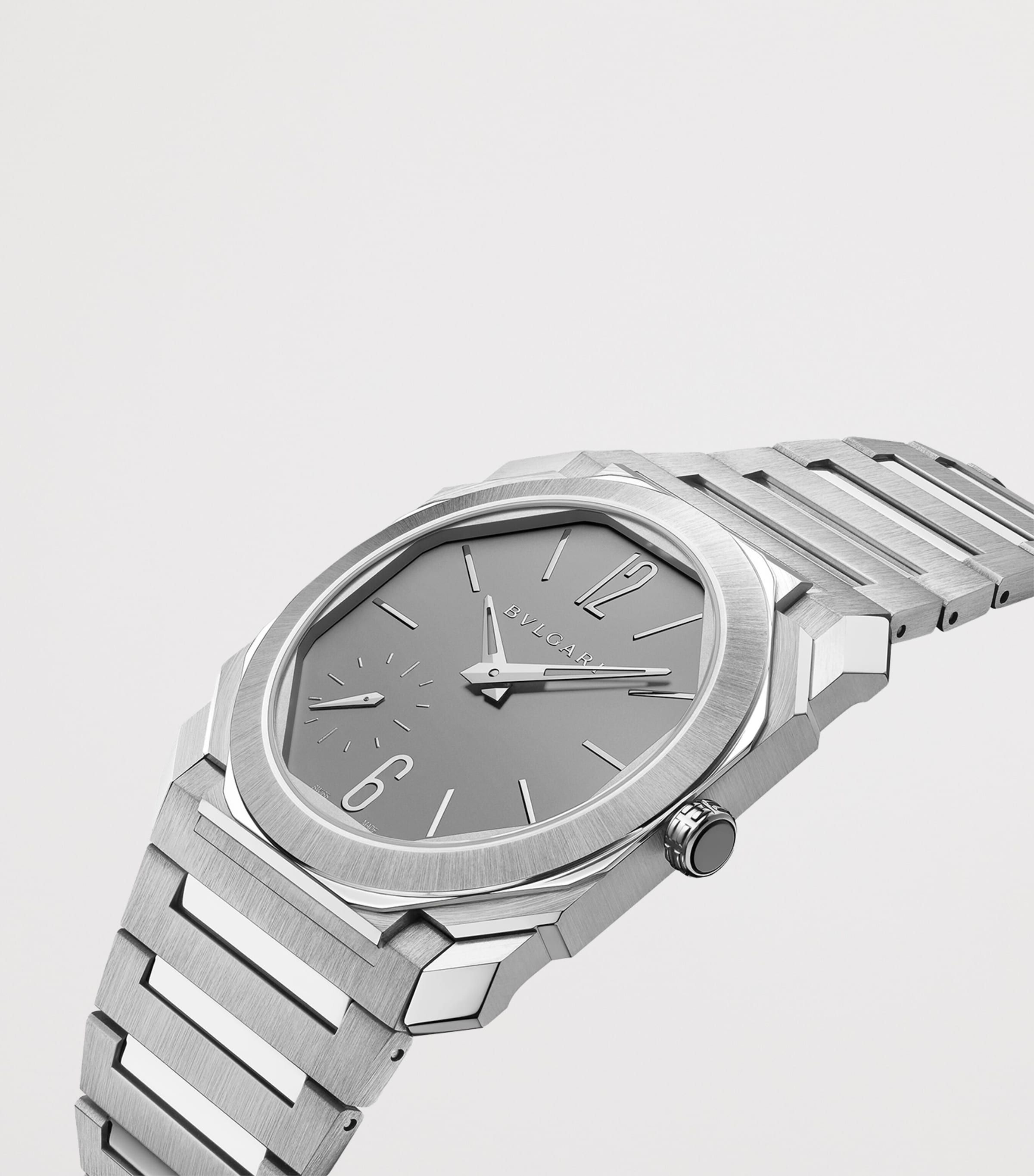 Bvlgari Titanium Octo Finissimo Automatic Watch 37mm Grey Image 3
