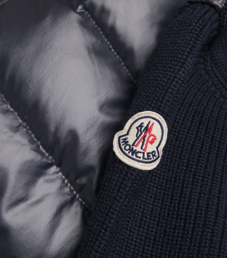 Wool Down-Front Hoodie 778 Image 5