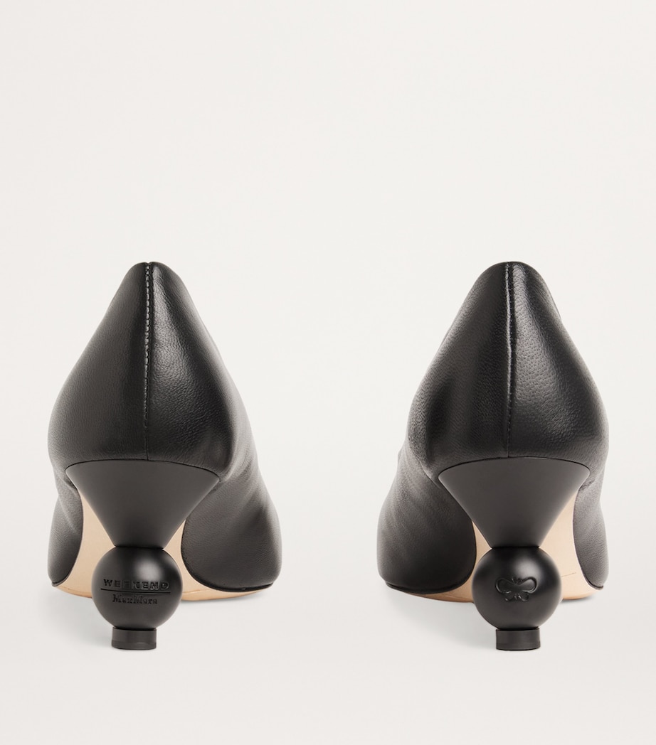 Leather Renza Pumps 65 BLACK Image 3