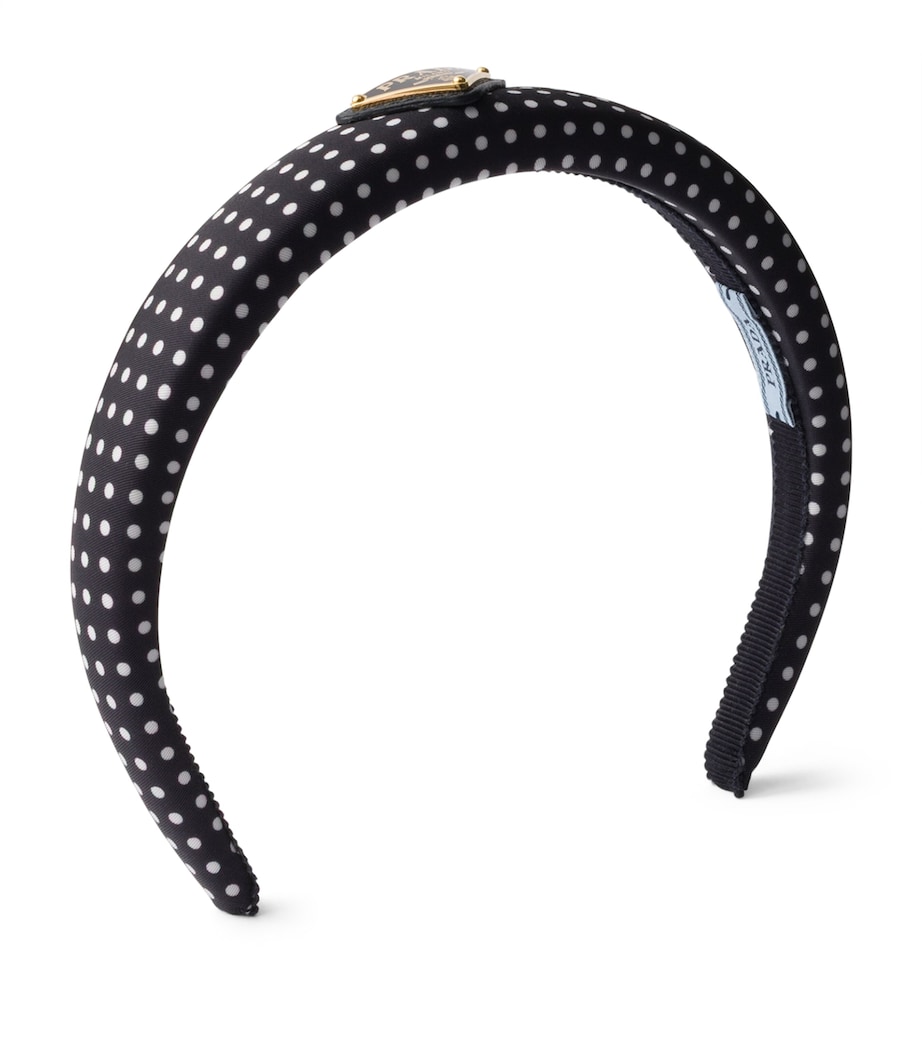 Re-Nylon Polka-Dot Headband F0008 Image 1